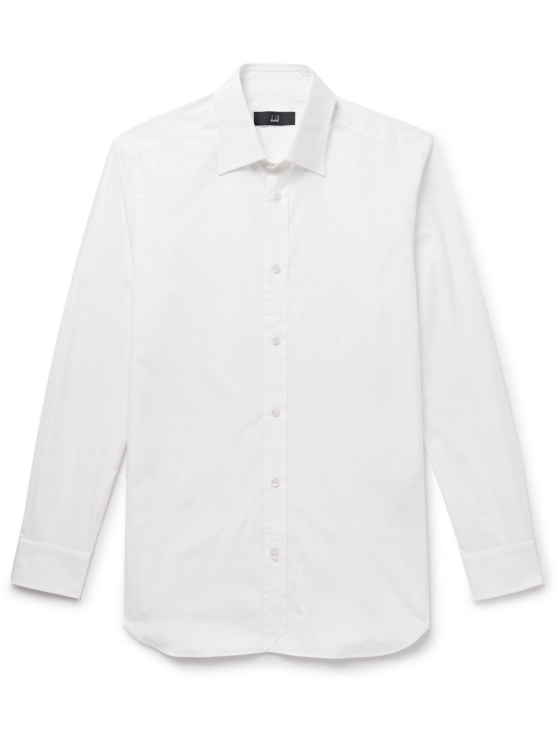 Dunhill Cotton-poplin Shirt In White