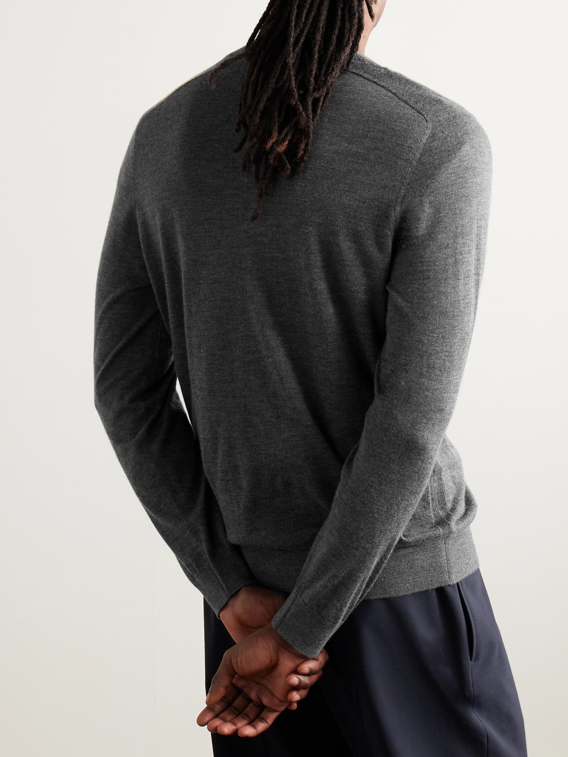 DUNHILL SLIM-FIT CASHMERE CARDIGAN 