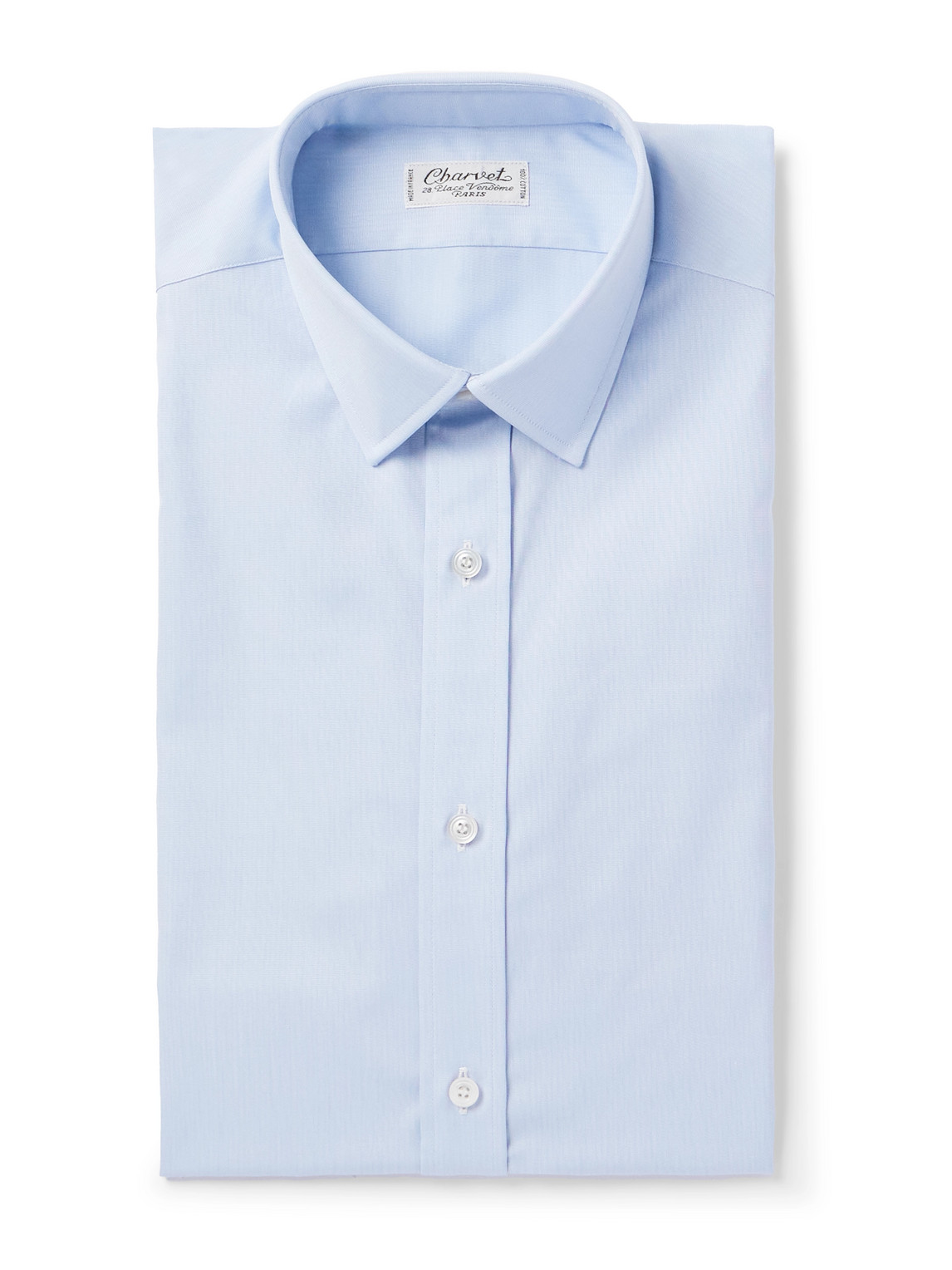 Charvet Cotton Shirt In Blue