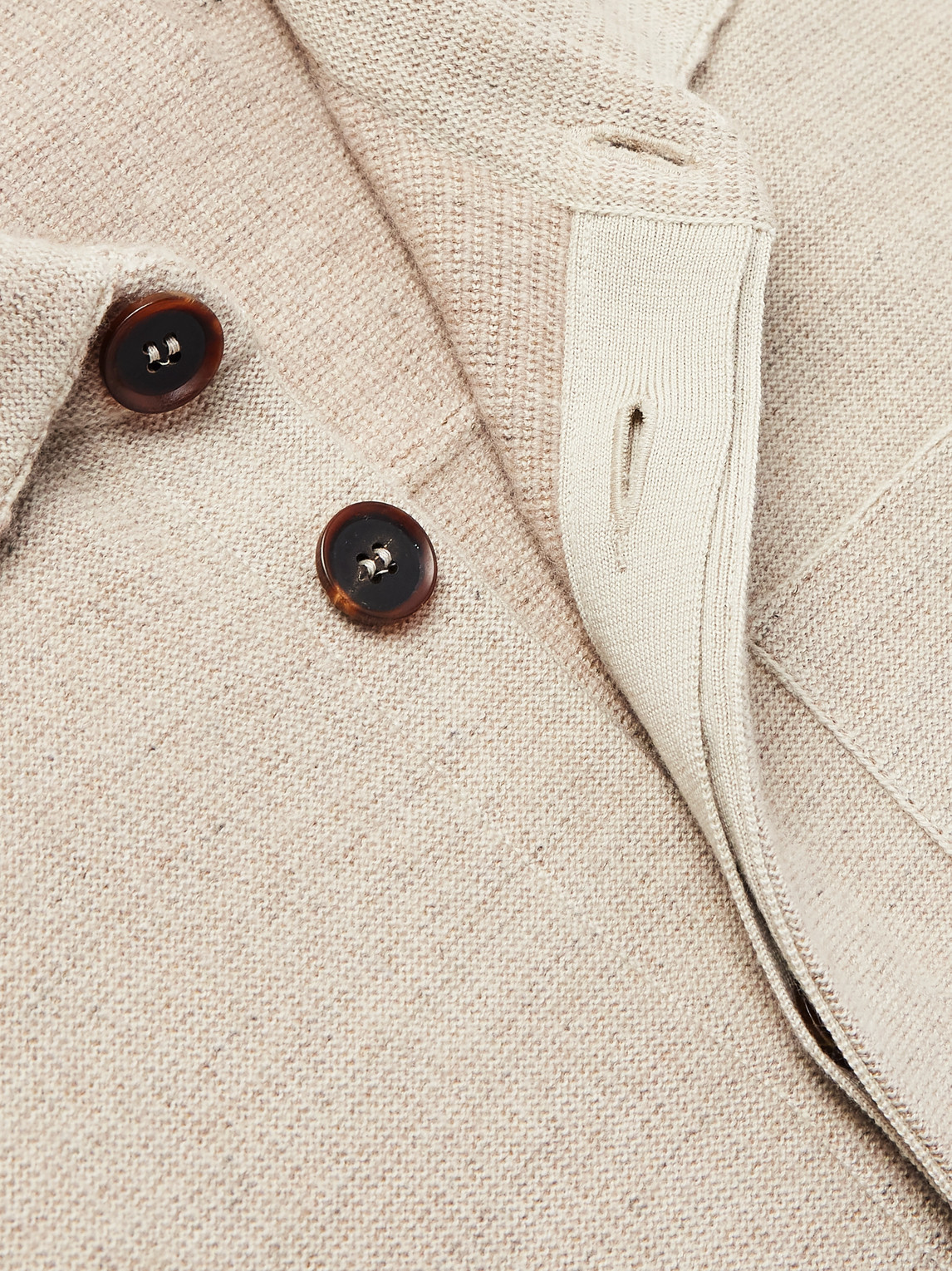 Zegna Wool, Cashmere, Linen And Silk-blend Chore Jacket In Neutrals