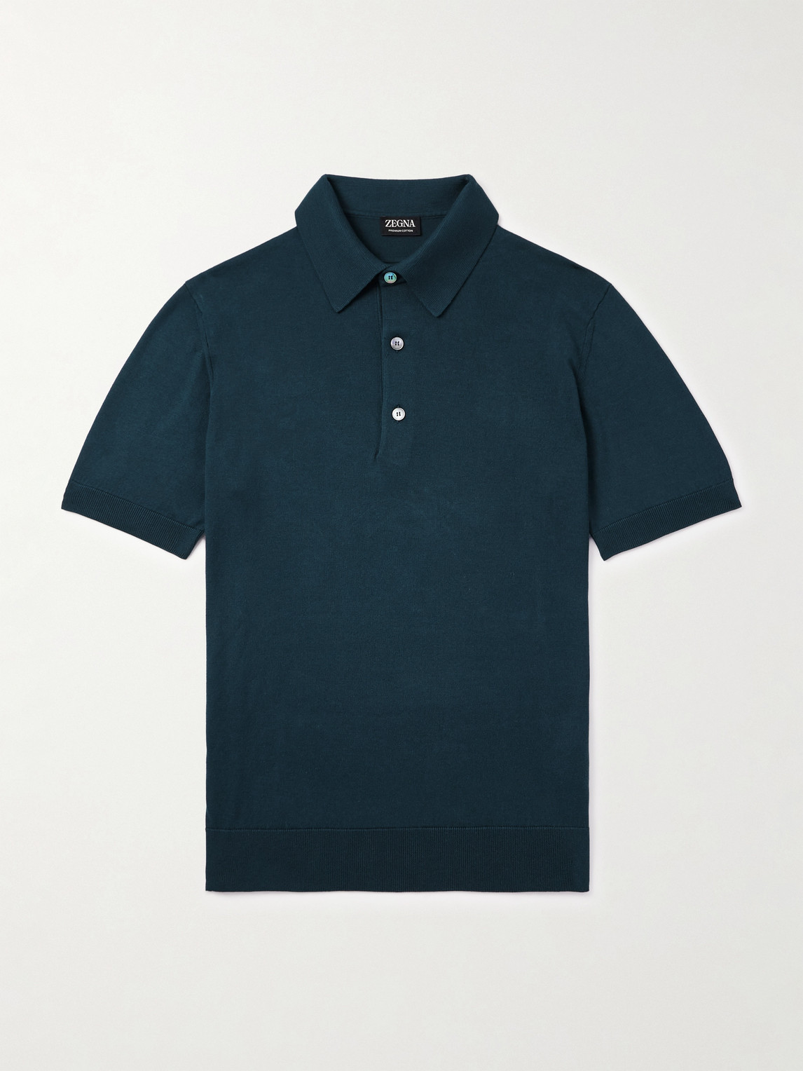 Zegna Slim-Fit Cotton Polo Shirt - Men