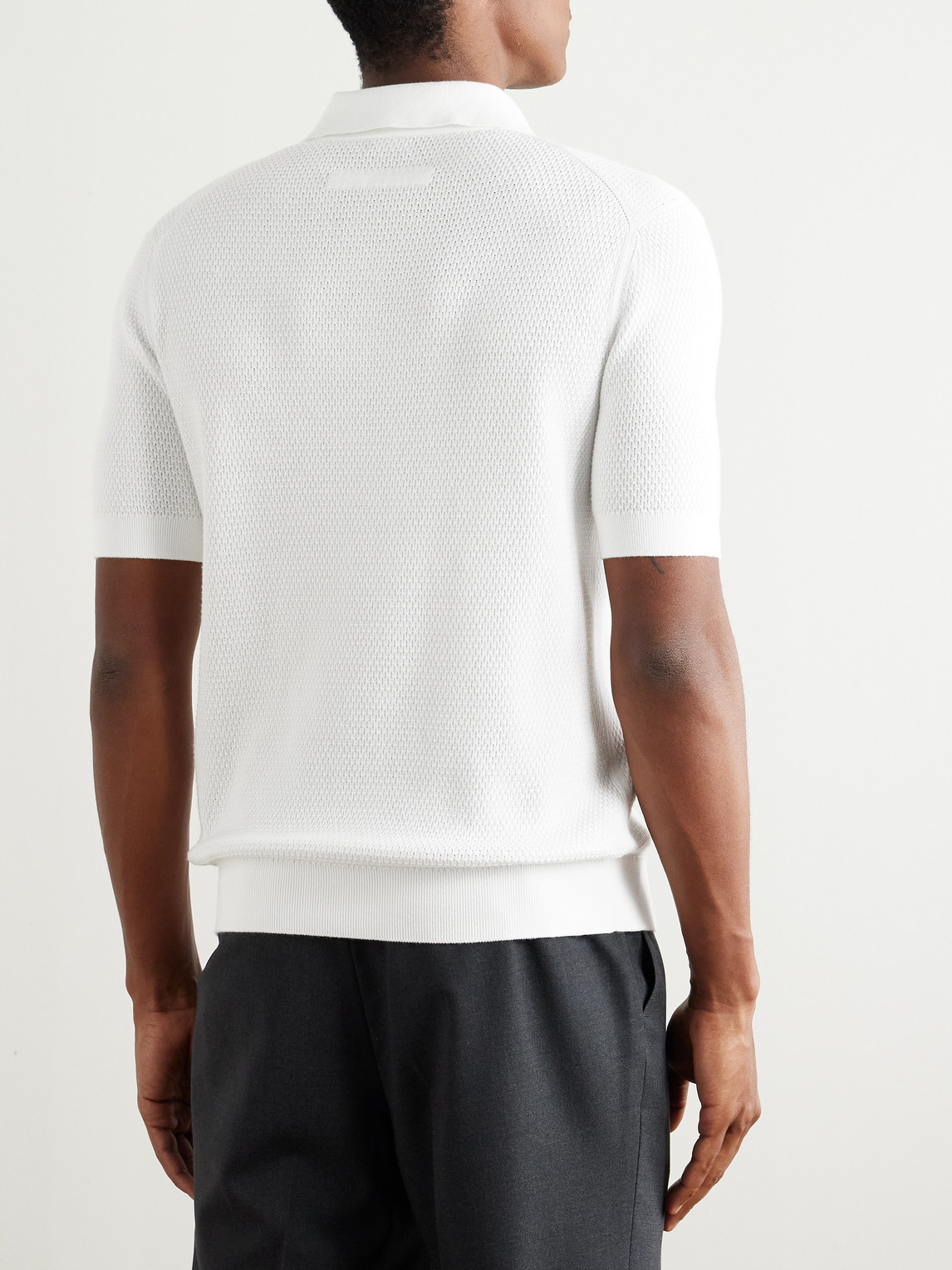 Slim-Fit Cotton-Piqué Polo Shirt