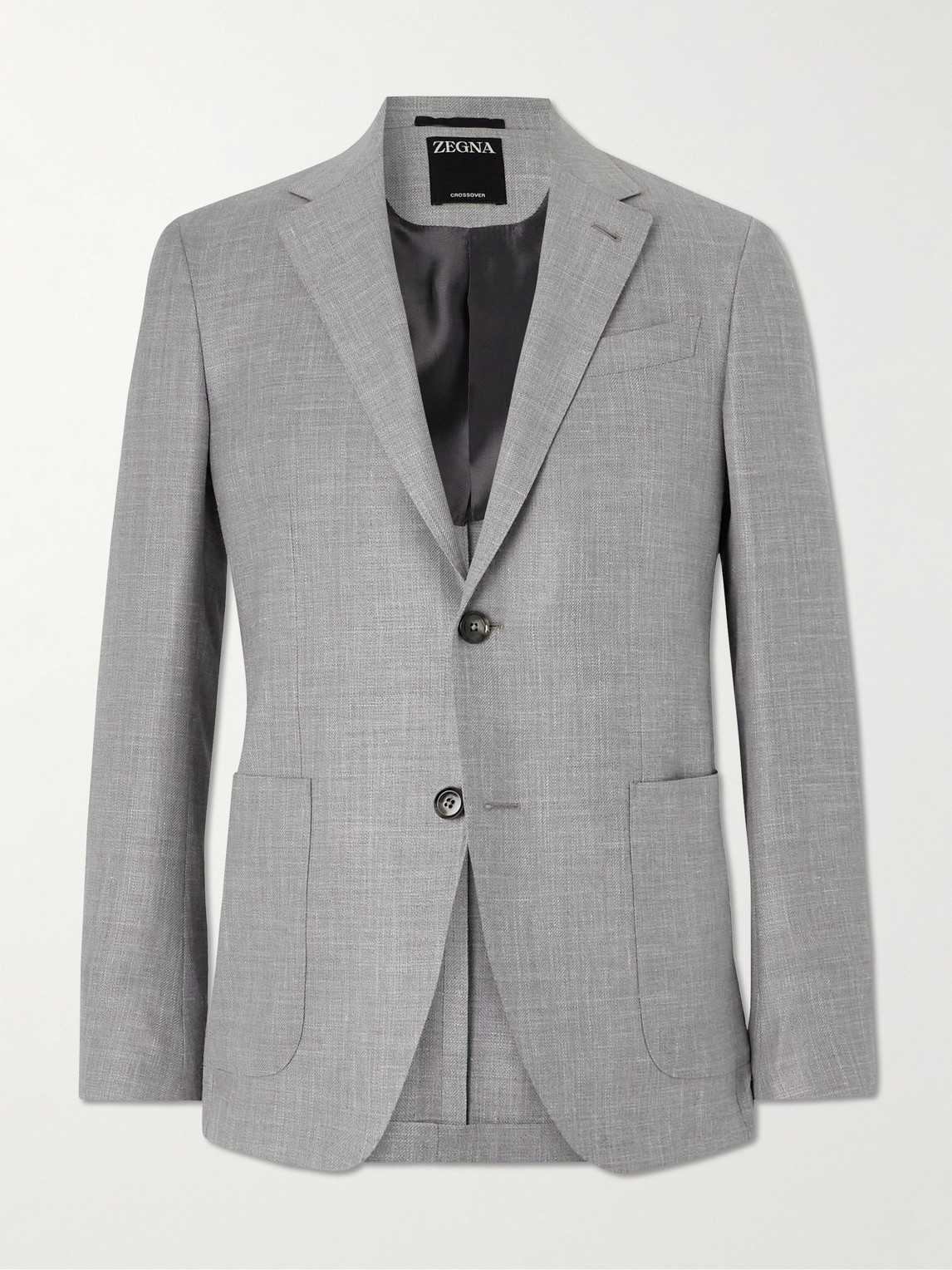 Zegna Riviera Slim-Fit Wool, Silk and Linen-Blend Suit Jacket - Men