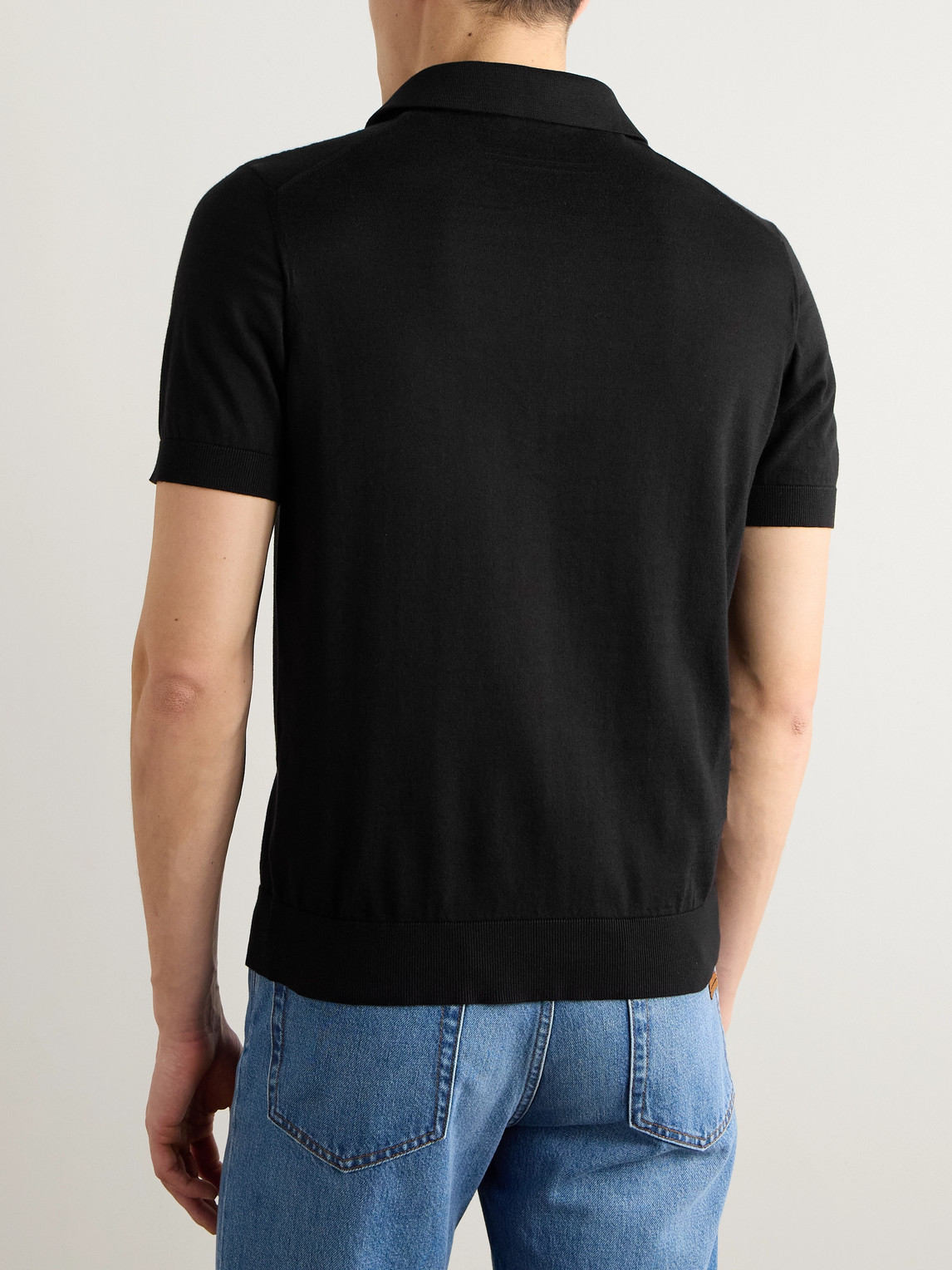 Slim-Fit Cotton Polo Shirt
