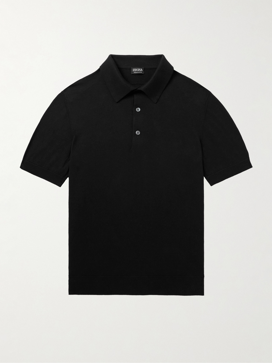 Zegna Slim-Fit Cotton Polo Shirt - Men