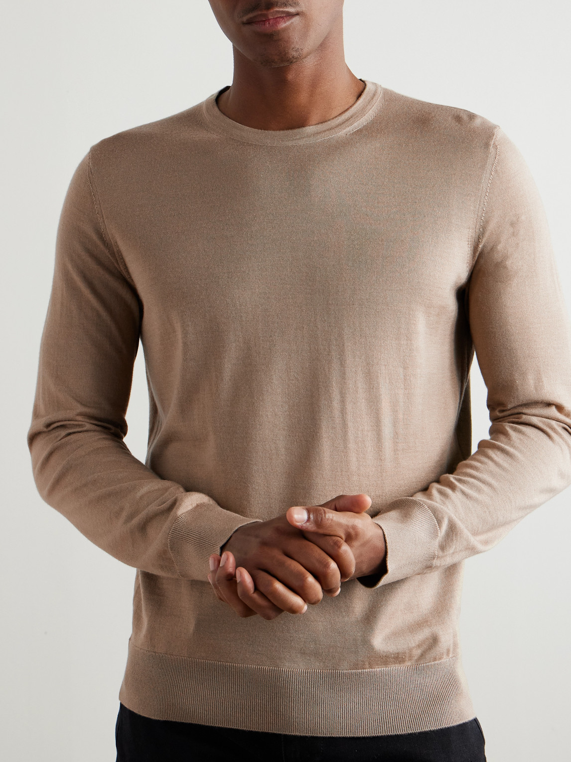  Zegna - Cashseta Sweater - Men - Neutrals - It 46 