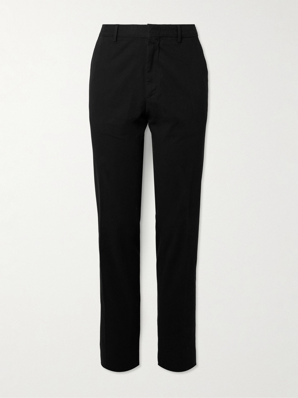 Zegna Easy Straight-Leg Garment-Dyed Cotton-Blend Chinos - Men