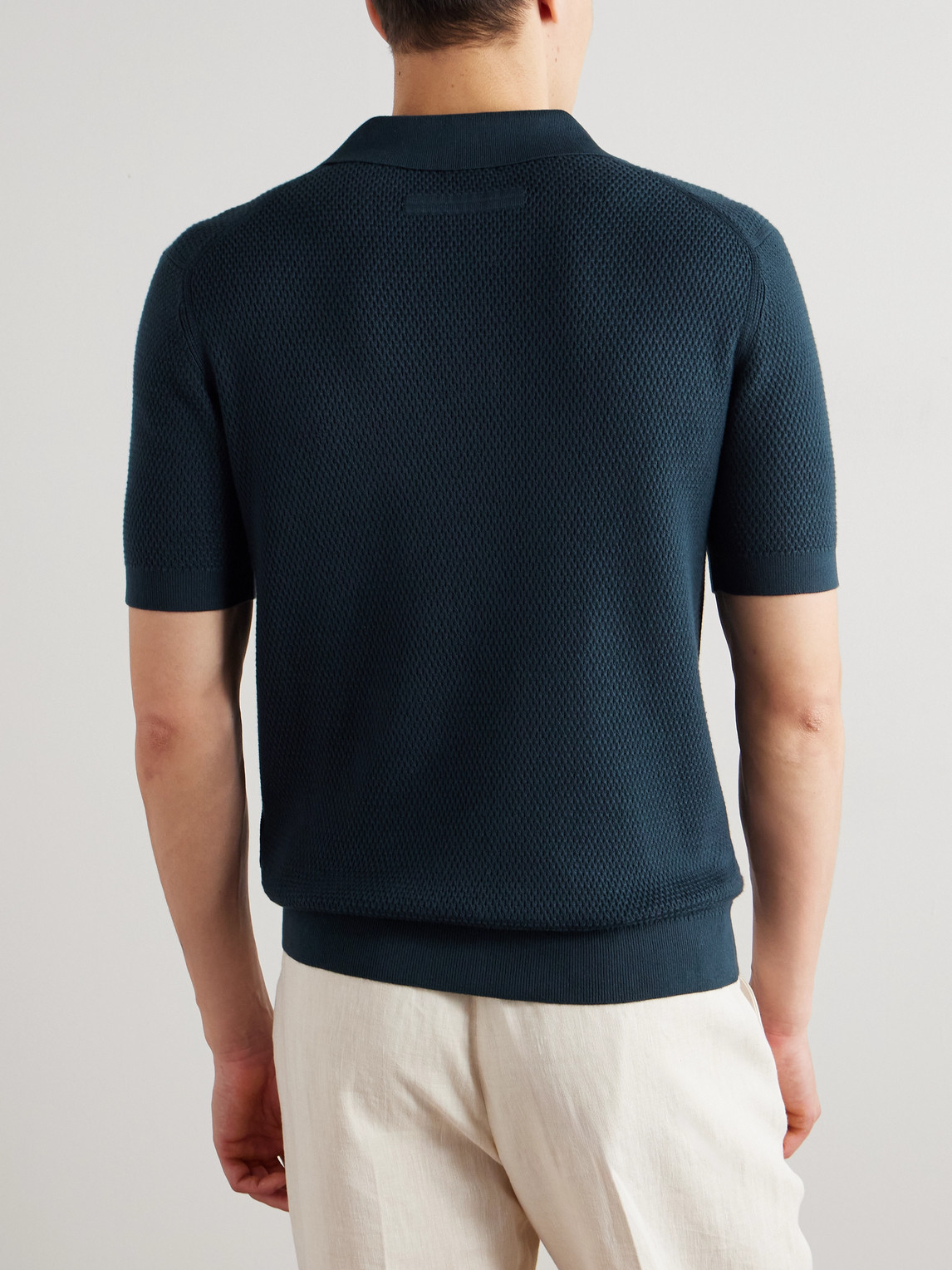 Slim-Fit Cotton-Piqué Polo Shirt