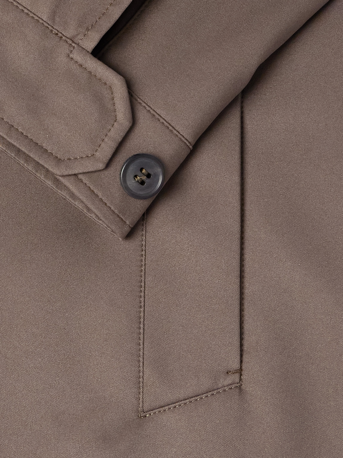 Shop Zegna Motorin 300cc Satin-twill Jacket In Brown