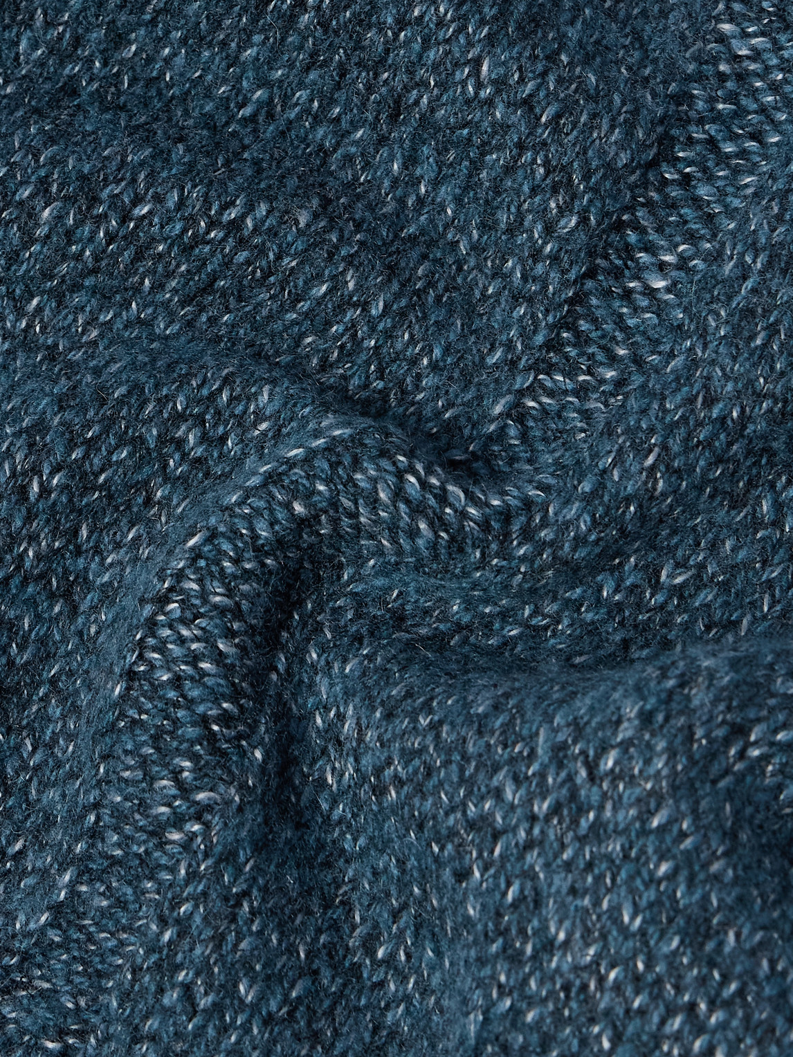 Zegna Cashmere, Linen And Cotton-blend Sweater In Blue