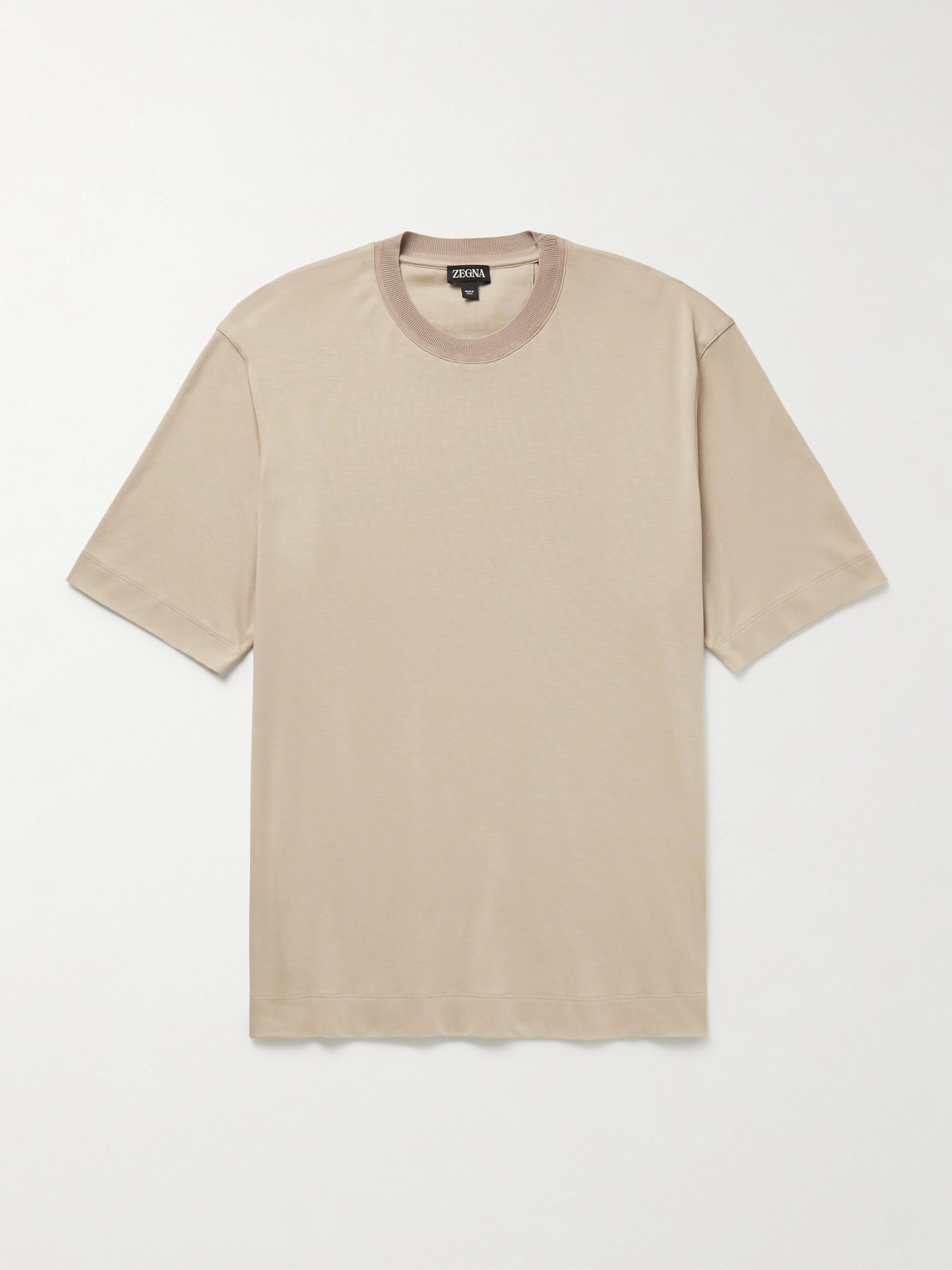 Zegna Cotton and Silk-Blend Jersey T-Shirt - Men