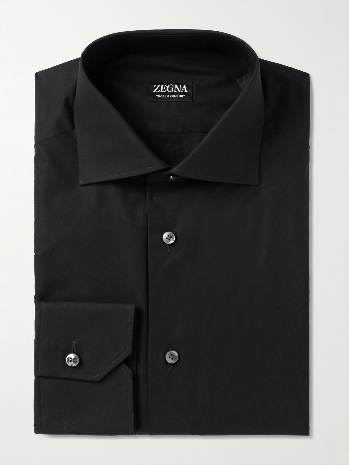Zegna Trofeo Cotton-Poplin Shirt - Men