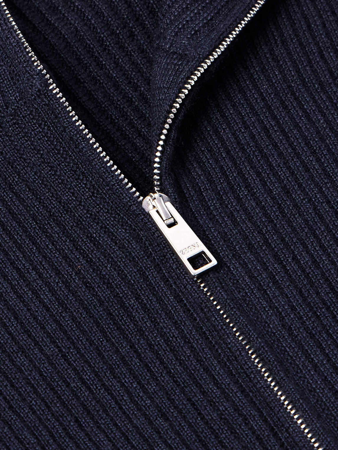Cashseta Zip-Up Sweater