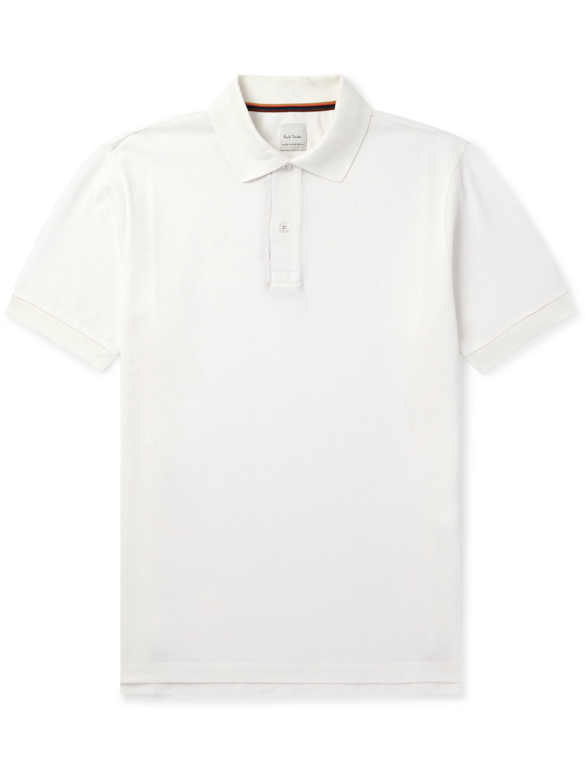 Paul Smith Cotton-piqué Polo Shirt In White
