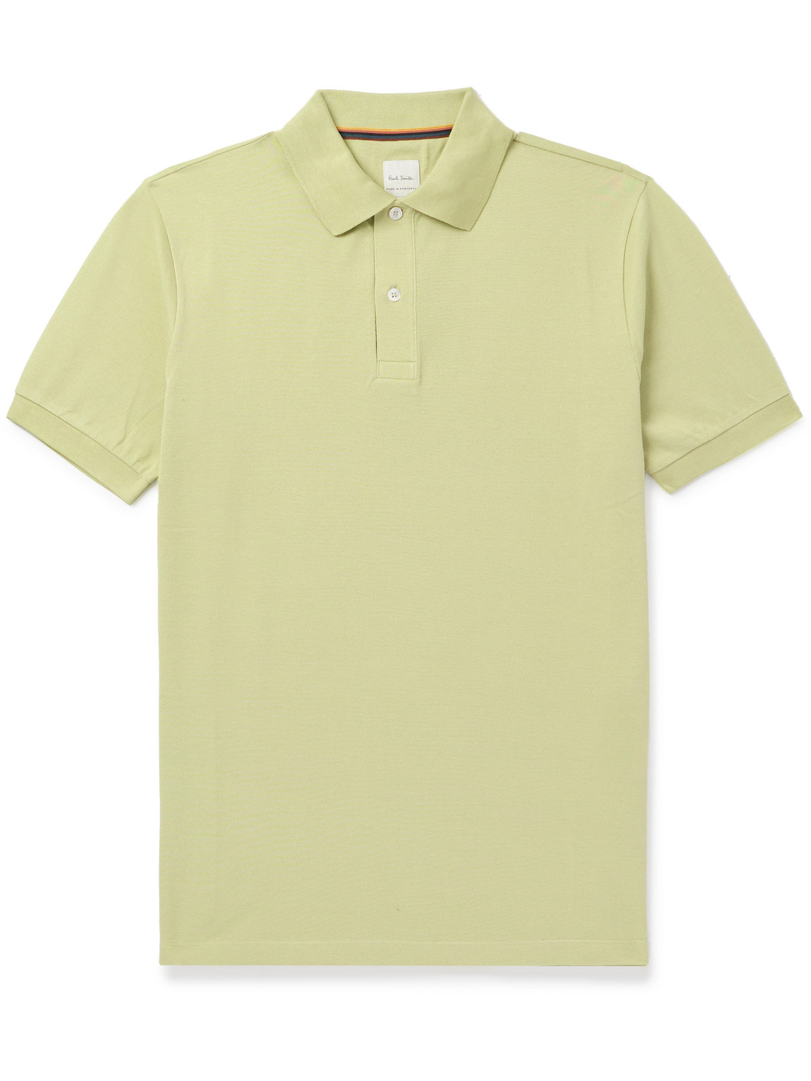 Paul Smith Cotton-piqué Polo Shirt In Green