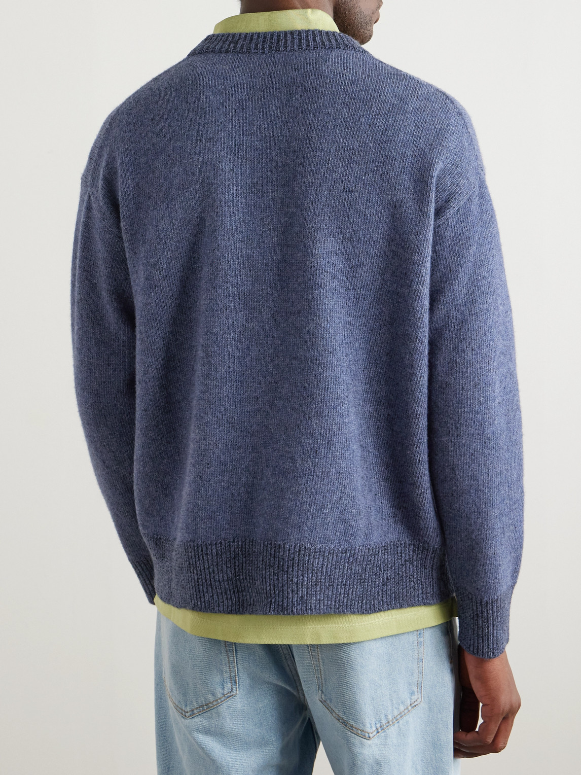 PAUL SMITH RIBBED WOOL CARDIGAN