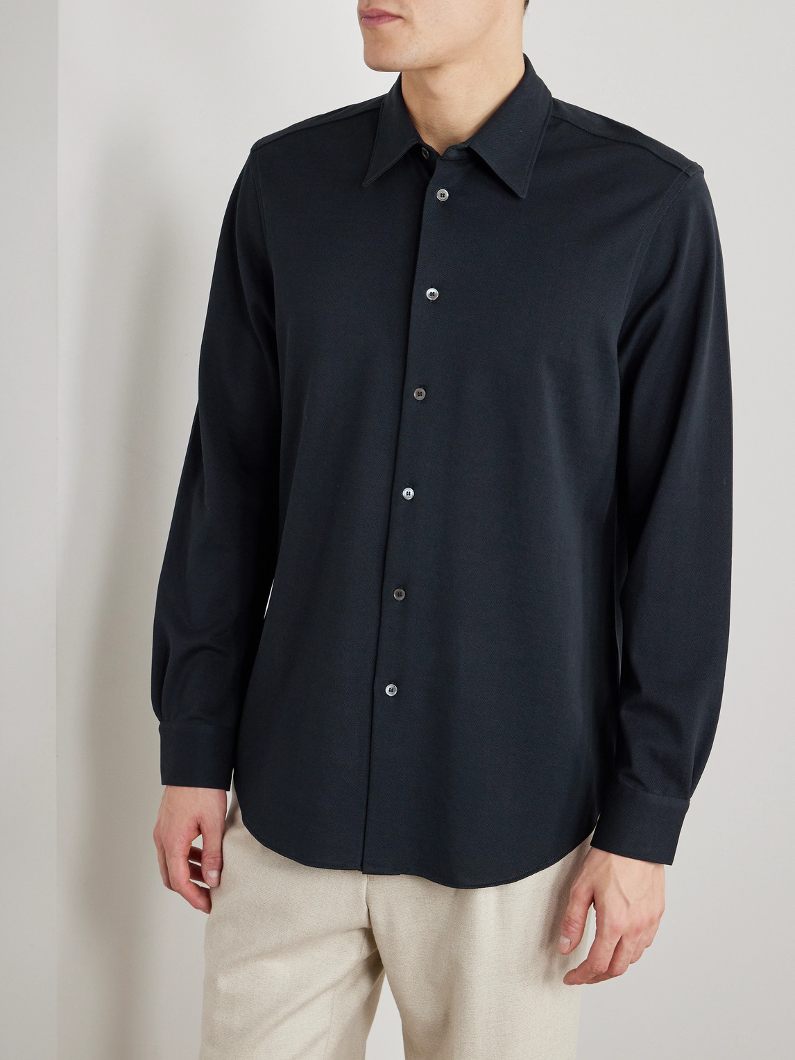 PAUL SMITH COTTON-PIQUÉ SHIRT