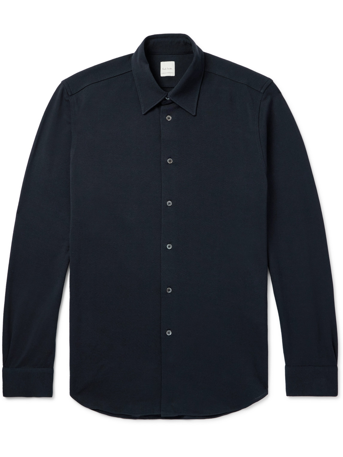 Paul Smith Cotton-piqué Shirt In Blue