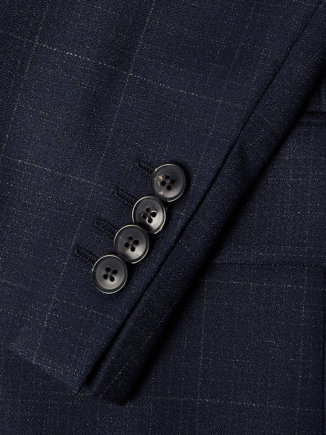 PAUL SMITH SOHO PRINCE OF WALES CHECKED WOOL SUIT JACKET