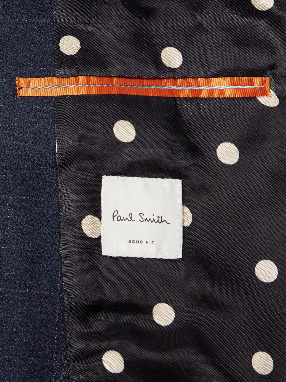 PAUL SMITH SOHO PRINCE OF WALES CHECKED WOOL SUIT JACKET