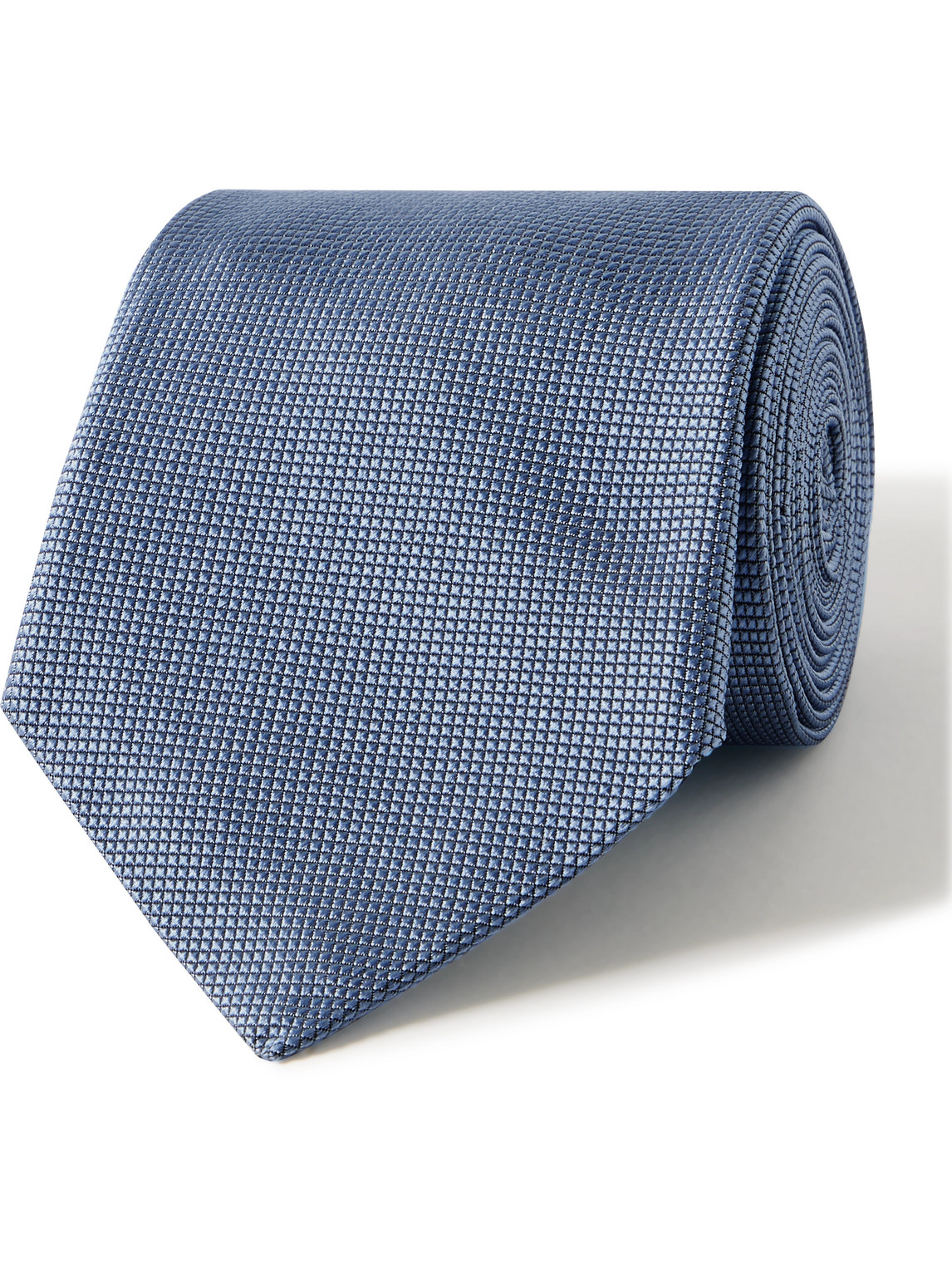Paul Smith 8cm Silk-grenadine Jacquard Tie In Blue