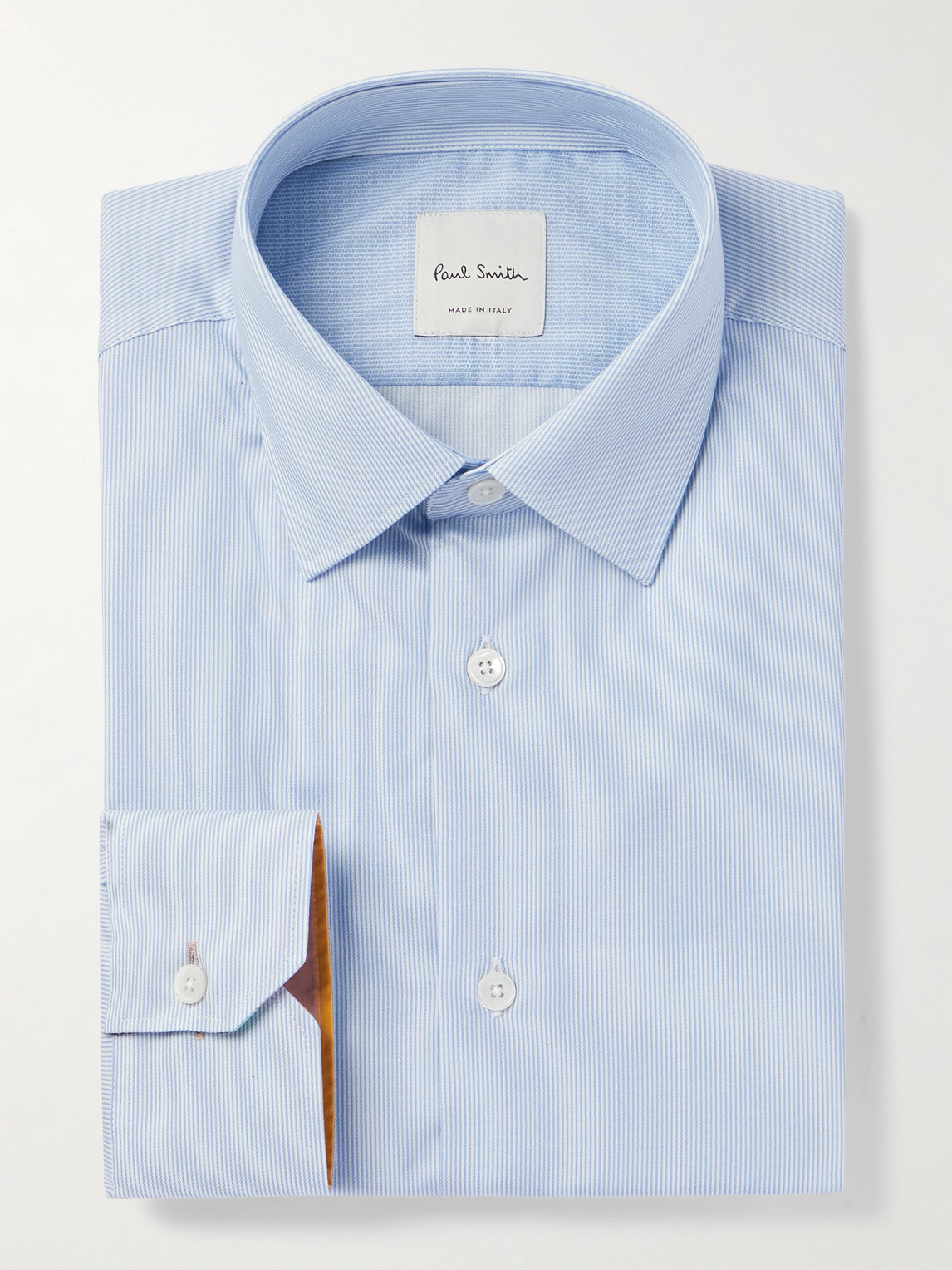Paul Smith Striped Cotton-Poplin Shirt - Men