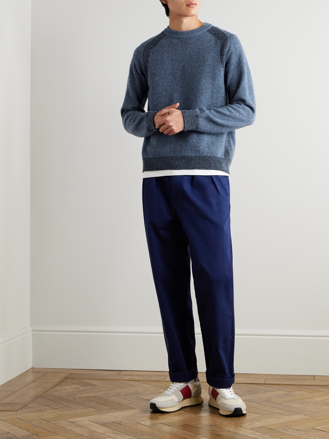 PAUL SMITH RIBBED WOOL SWEATER