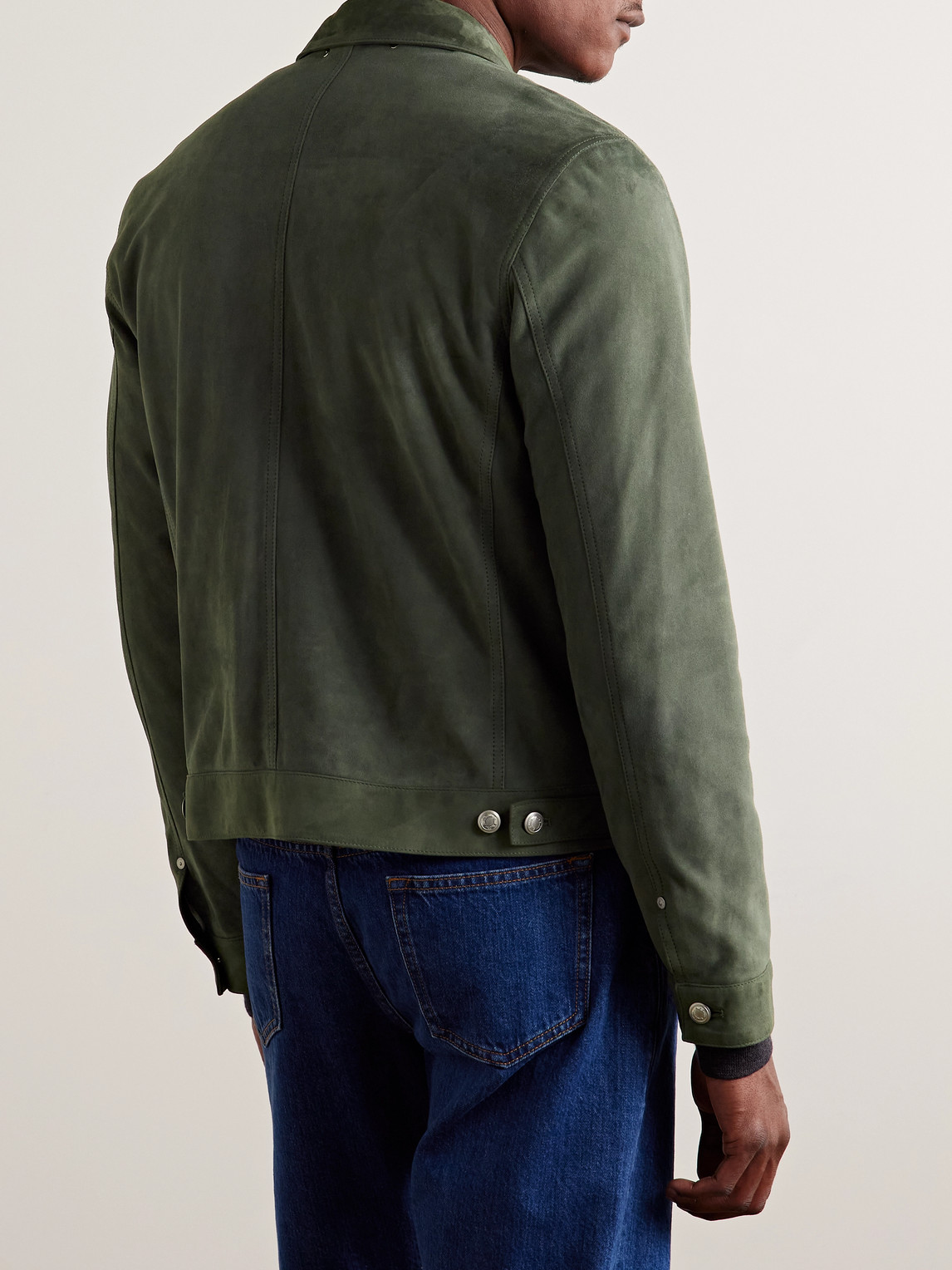 PAUL SMITH SUEDE TRUCKER JACKET