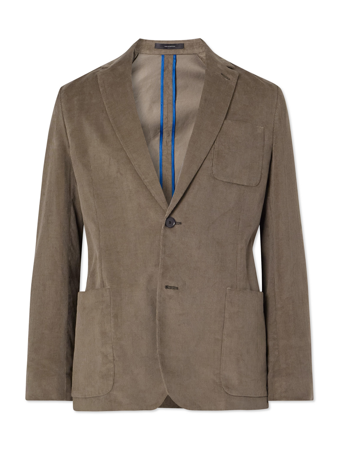 Paul Smith Cotton-corduroy Blazer In Neutrals