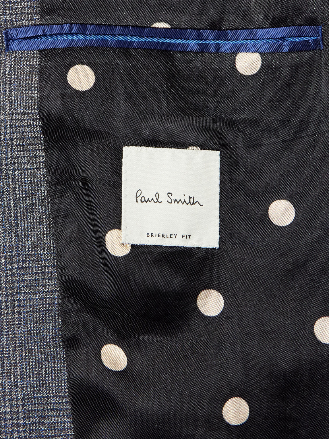 PAUL SMITH PRINCE OF WALES CHECKED WOOL BLAZER 