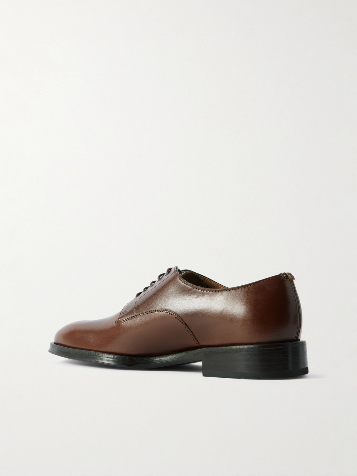 Paul Smith Lace-up Leather Derby Shoes In Brown