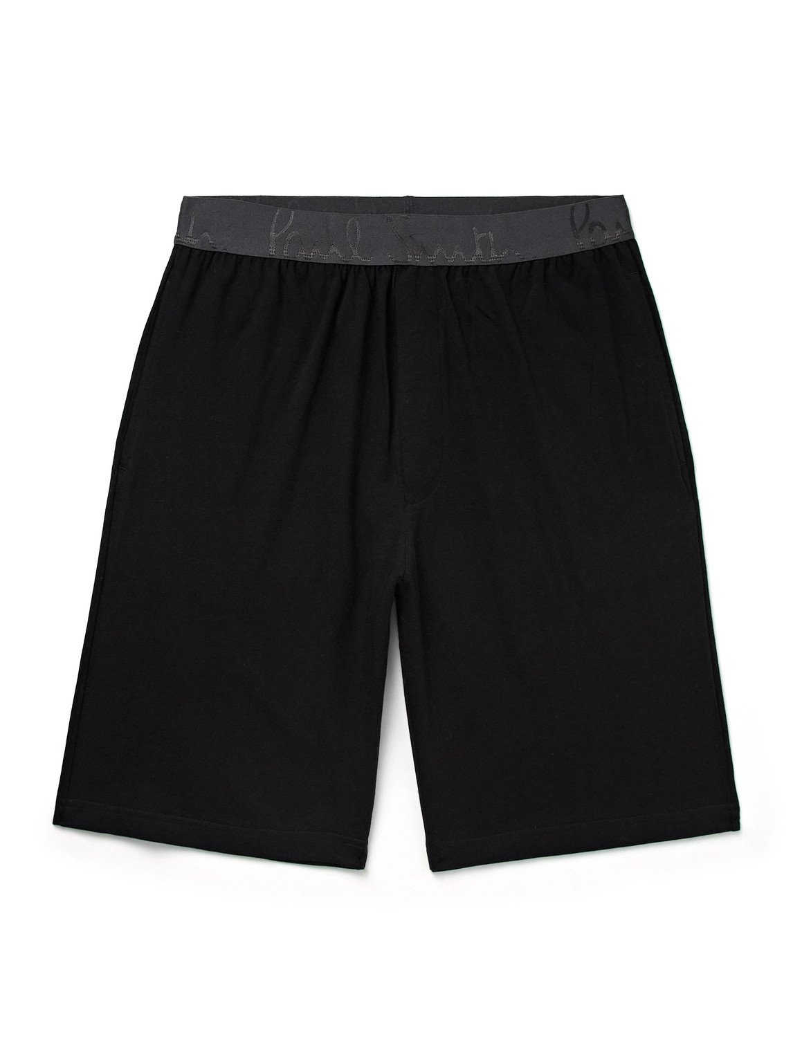 Paul Smith Elias Cotton-jersey Pyjama Shorts In Black