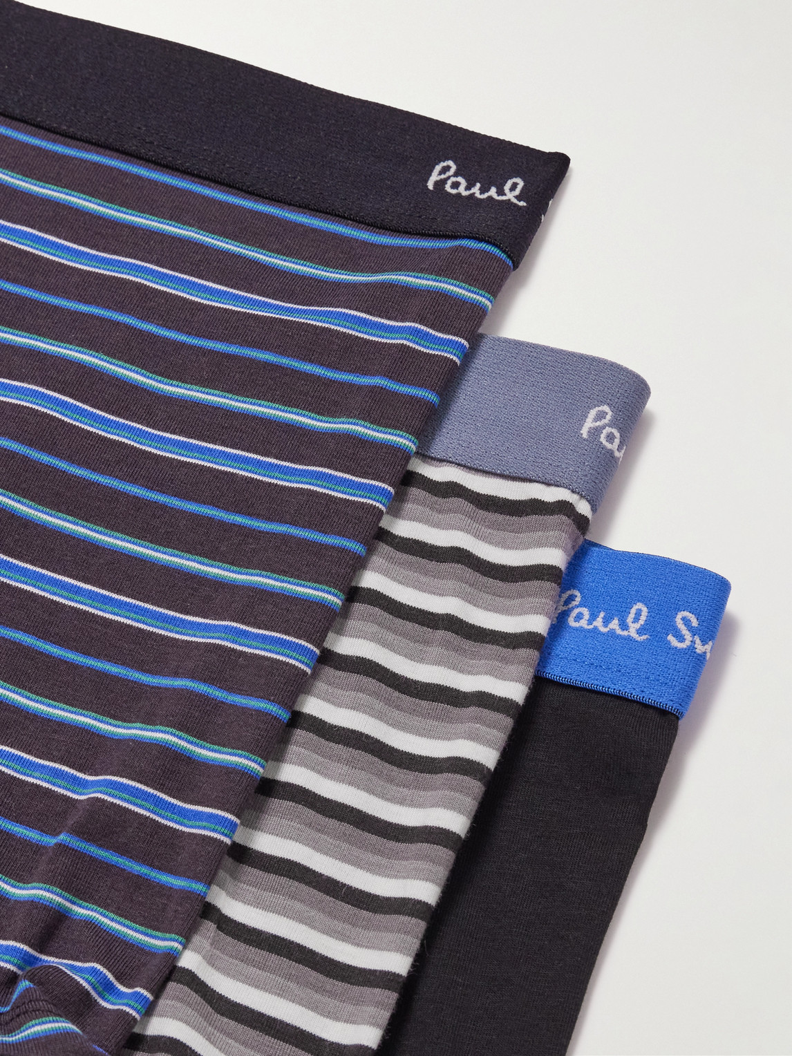 PAUL SMITH THREE-PACK STRETCH ORGANIC COTTON BOXER BRIEFS