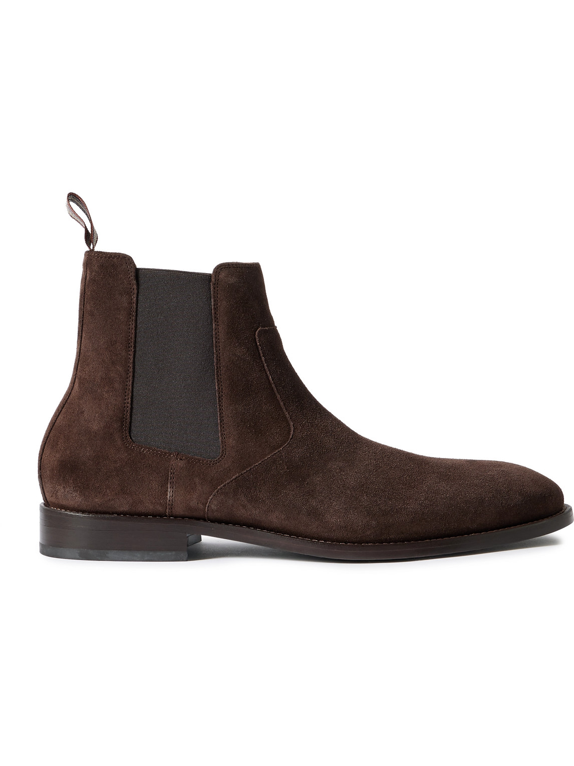 Paul Smith Lawson Suede Chelsea Boots In Brown