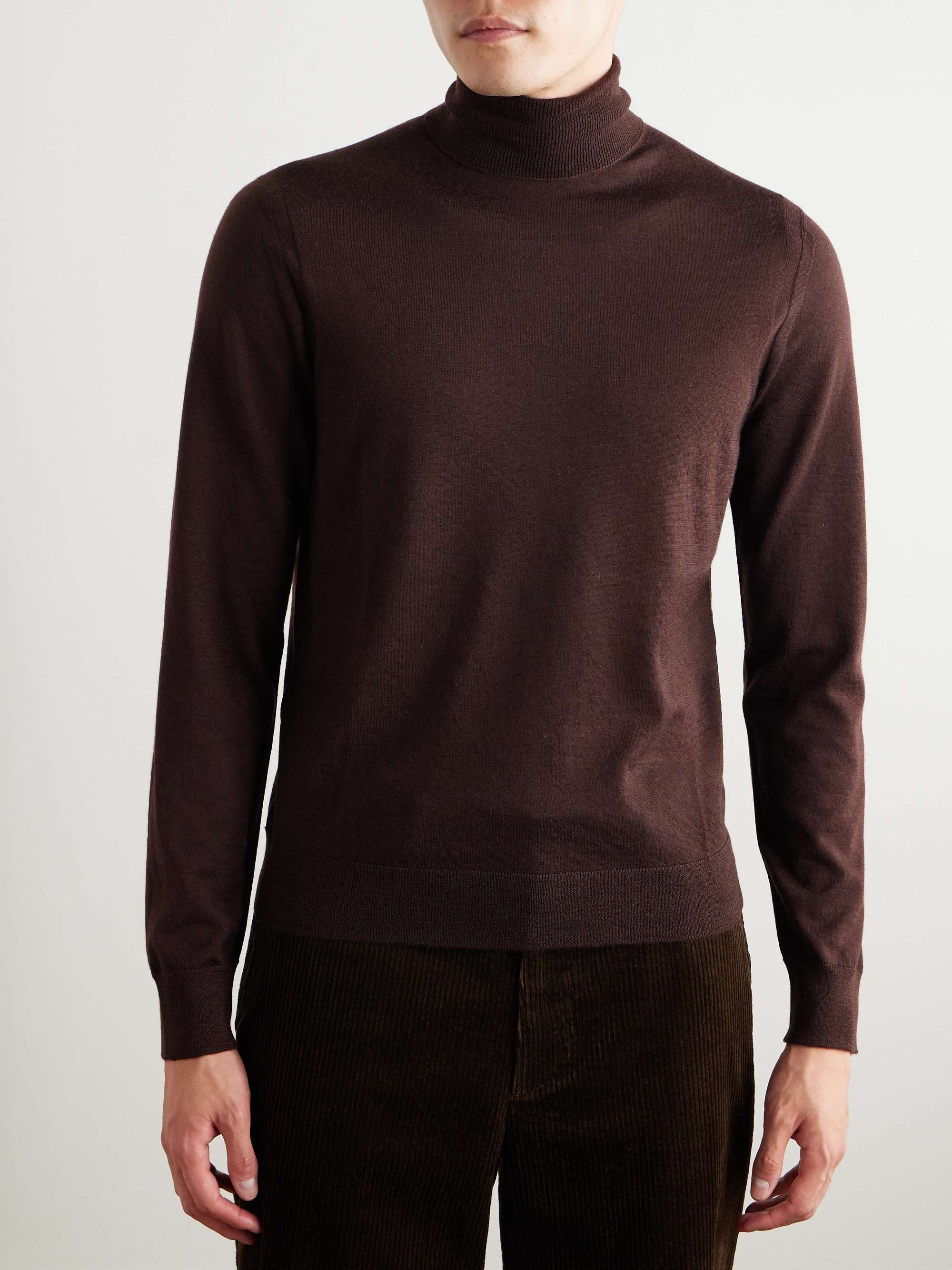 PURDEY Slim-Fit Cashmere Rollneck Sweater
