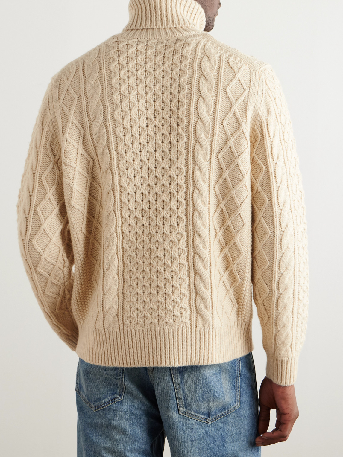Nili Lotan Dewey Turtleneck Sweater In Neutrals
