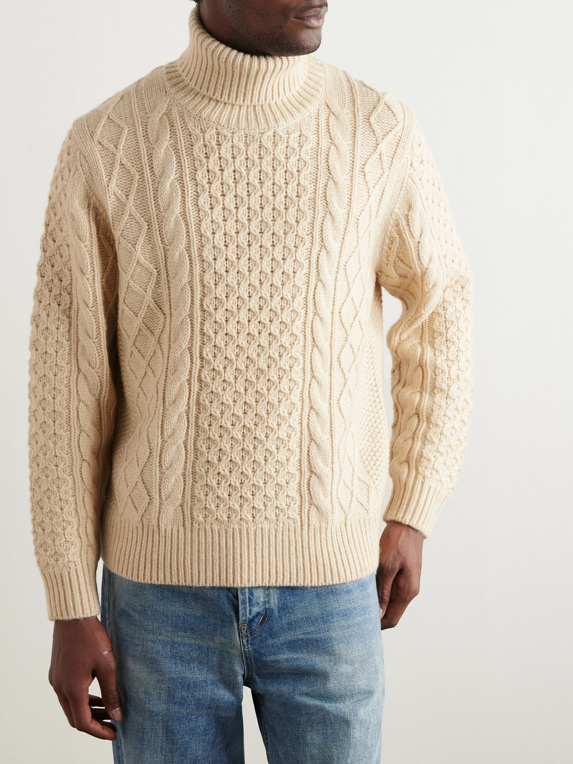 Nili Lotan Dewey Turtleneck Sweater In Neutrals