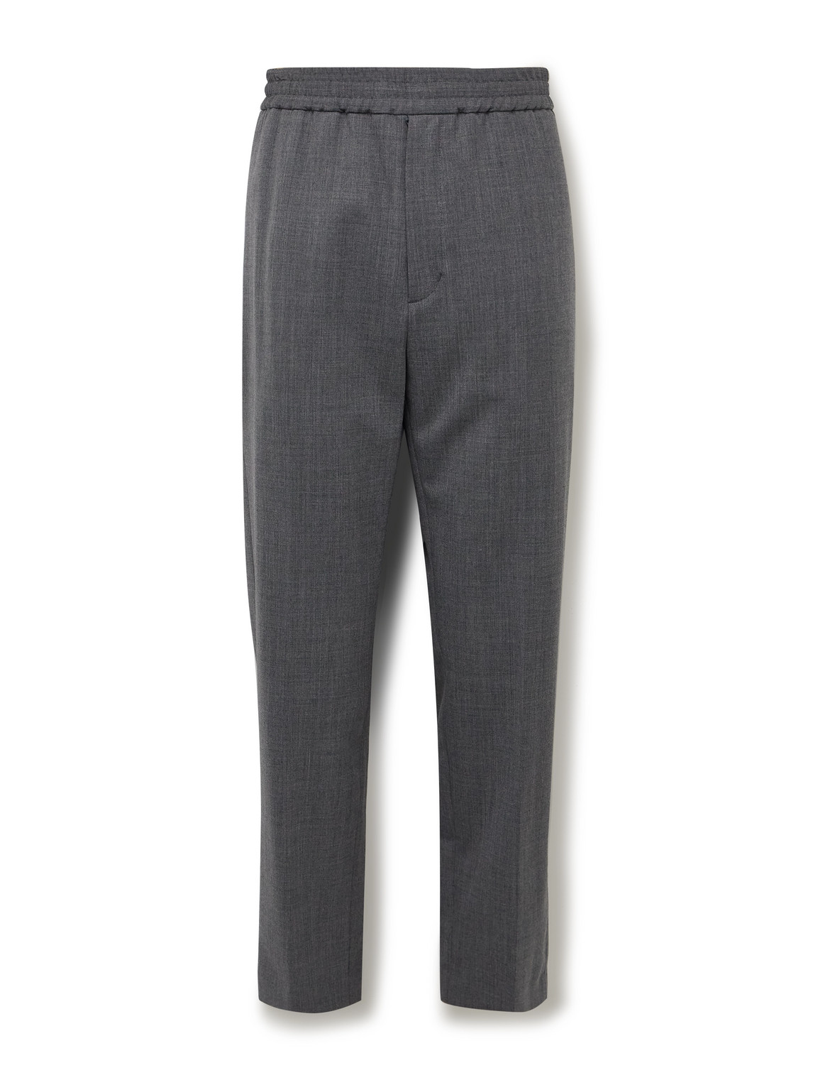 Nili Lotan Lawrence Tapered Woven Trousers In Gray