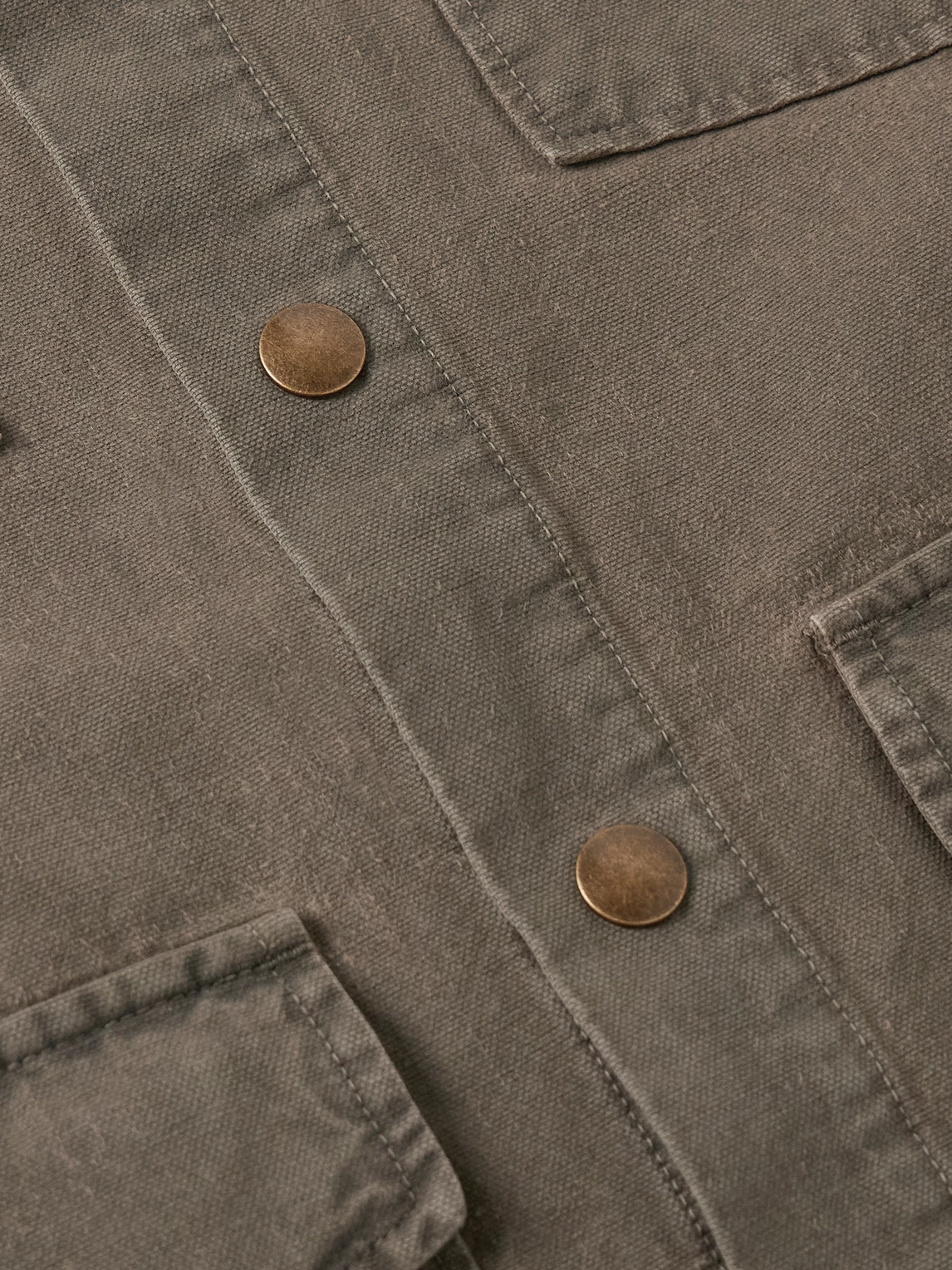 Nili Lotan Harold Brushed Cotton-canvas Overshirt In Brown