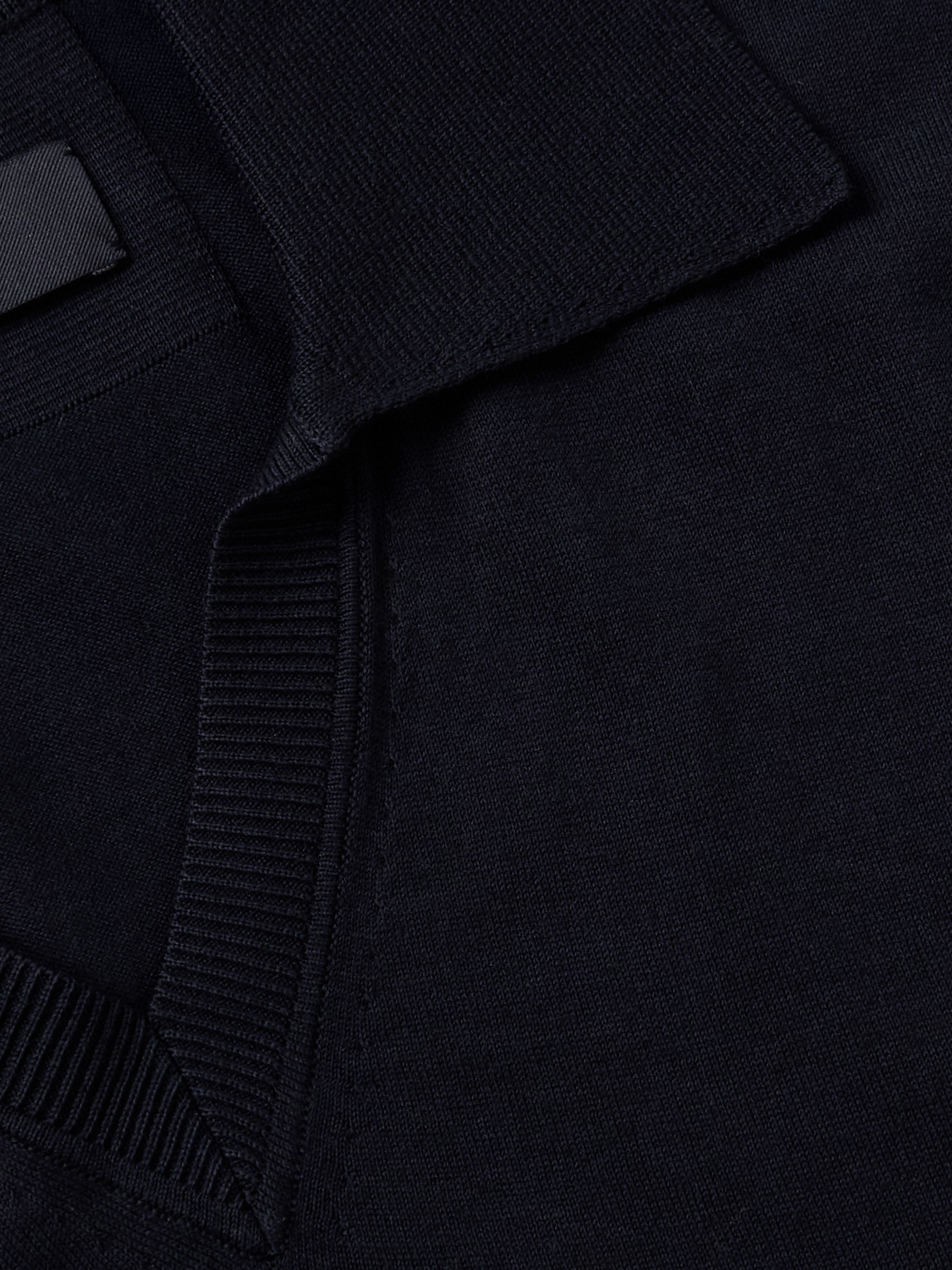DUNHILL SLIM-FIT COTTON AND MULBERRY SILK-BLEND POLO SHIRT