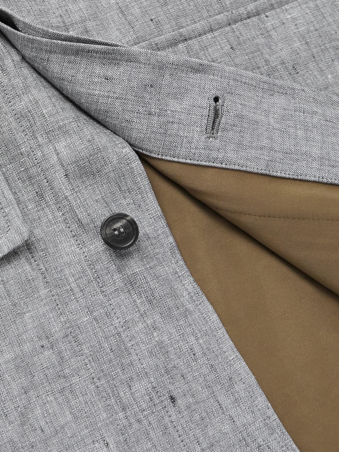 DUNHILL LINEN FIELD JACKET 