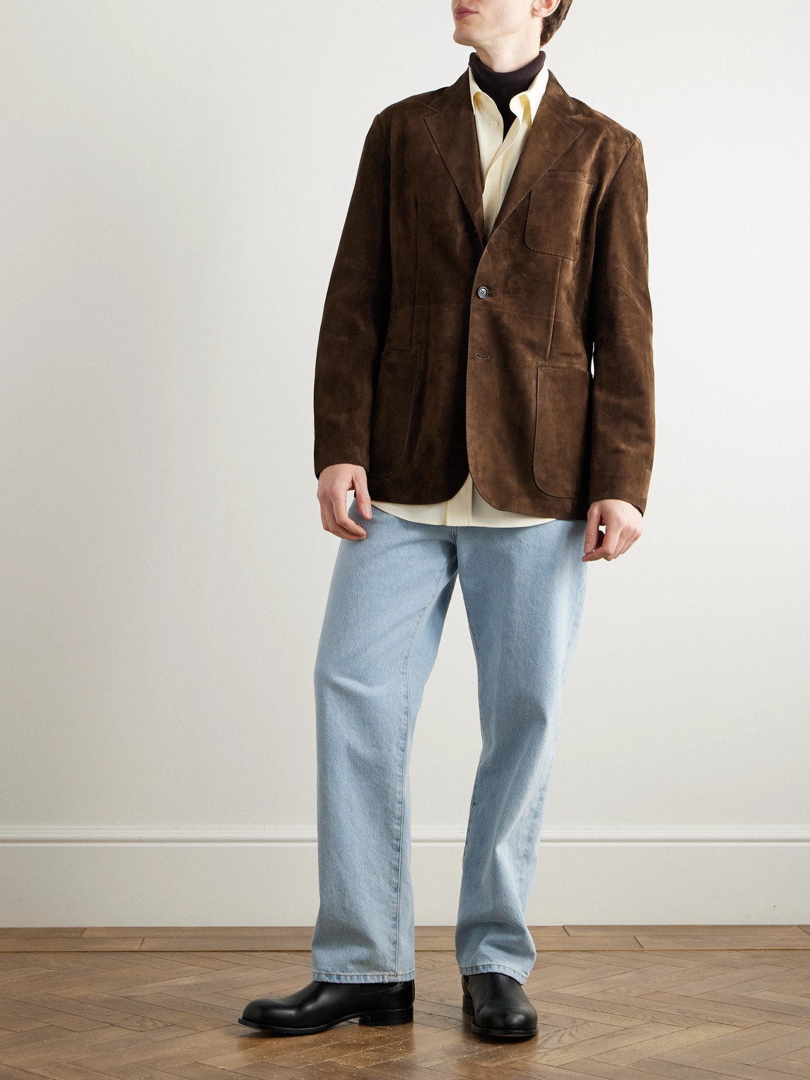 DUNHILL SUEDE BLAZER 