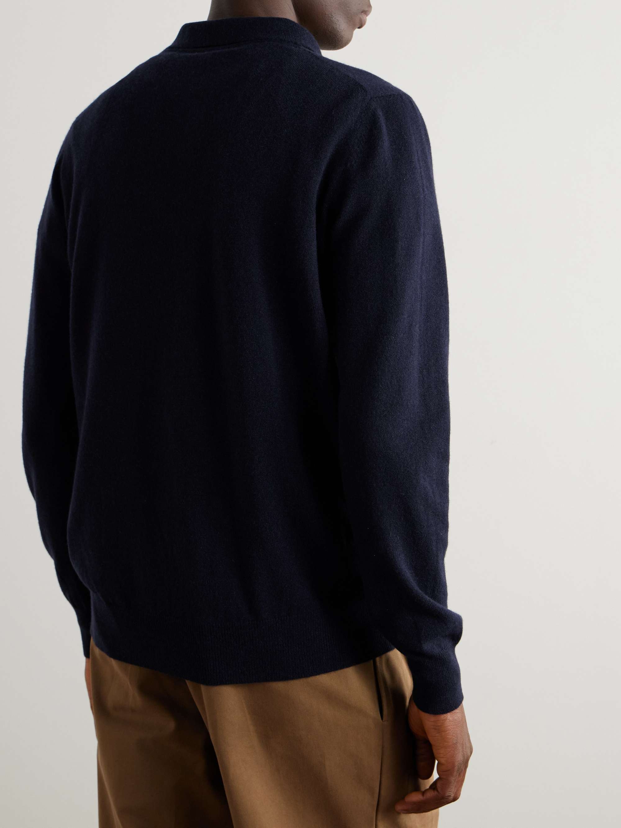 GHIAIA CASHMERE Cashmere Polo Shirt