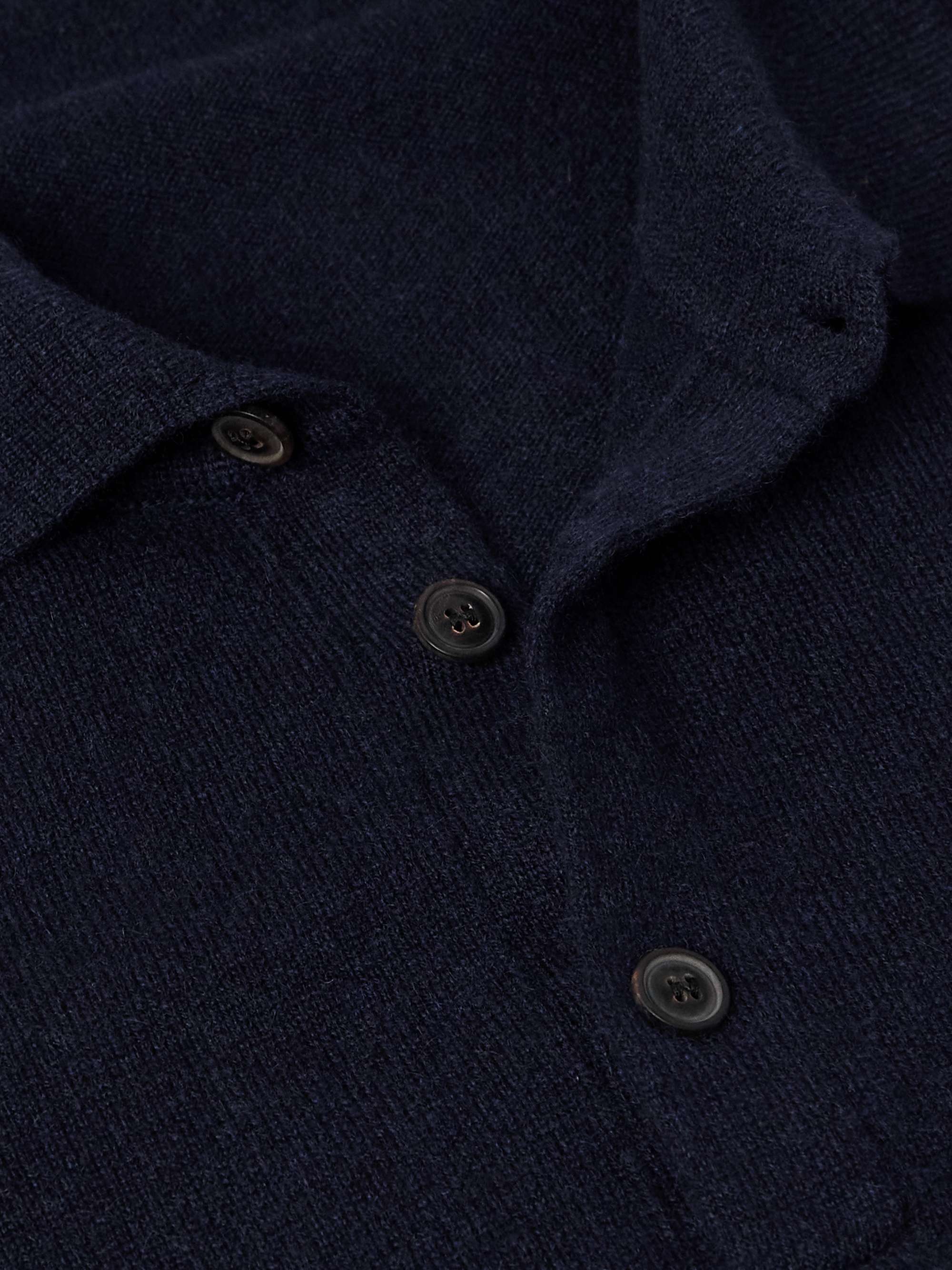 GHIAIA CASHMERE Cashmere Polo Shirt