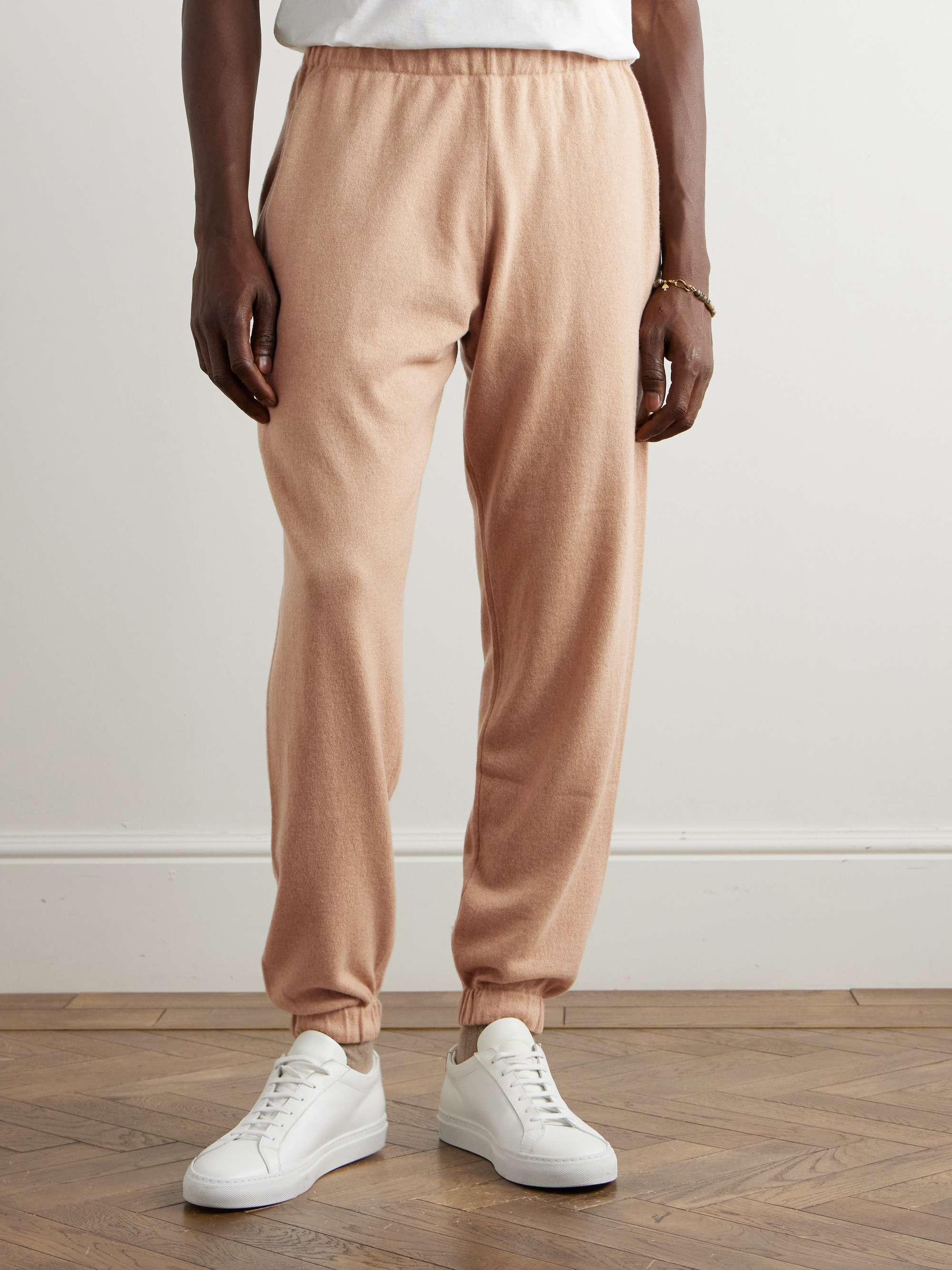 GHIAIA CASHMERE Tapered Cashmere Sweatpants