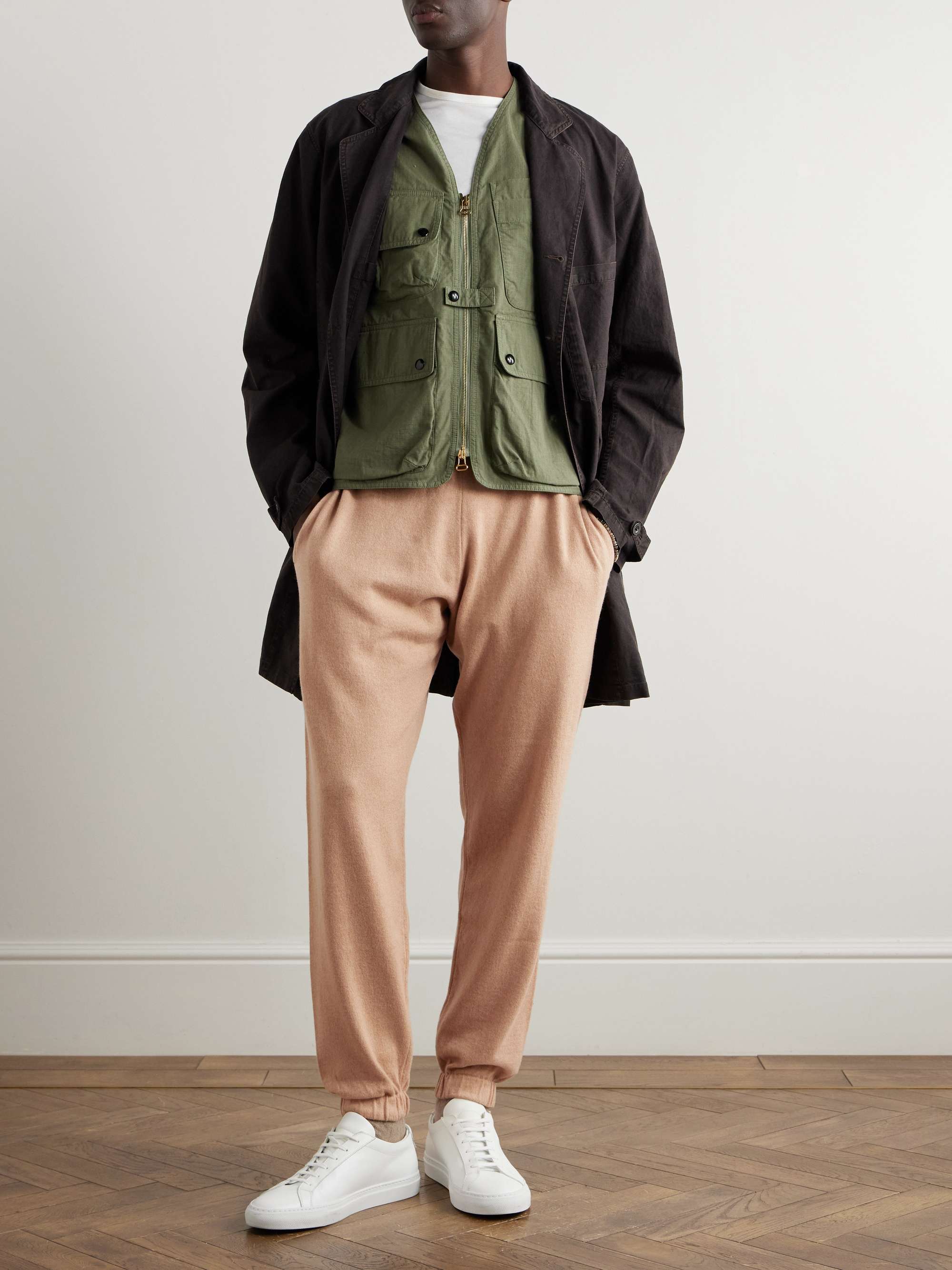 GHIAIA CASHMERE Tapered Cashmere Sweatpants