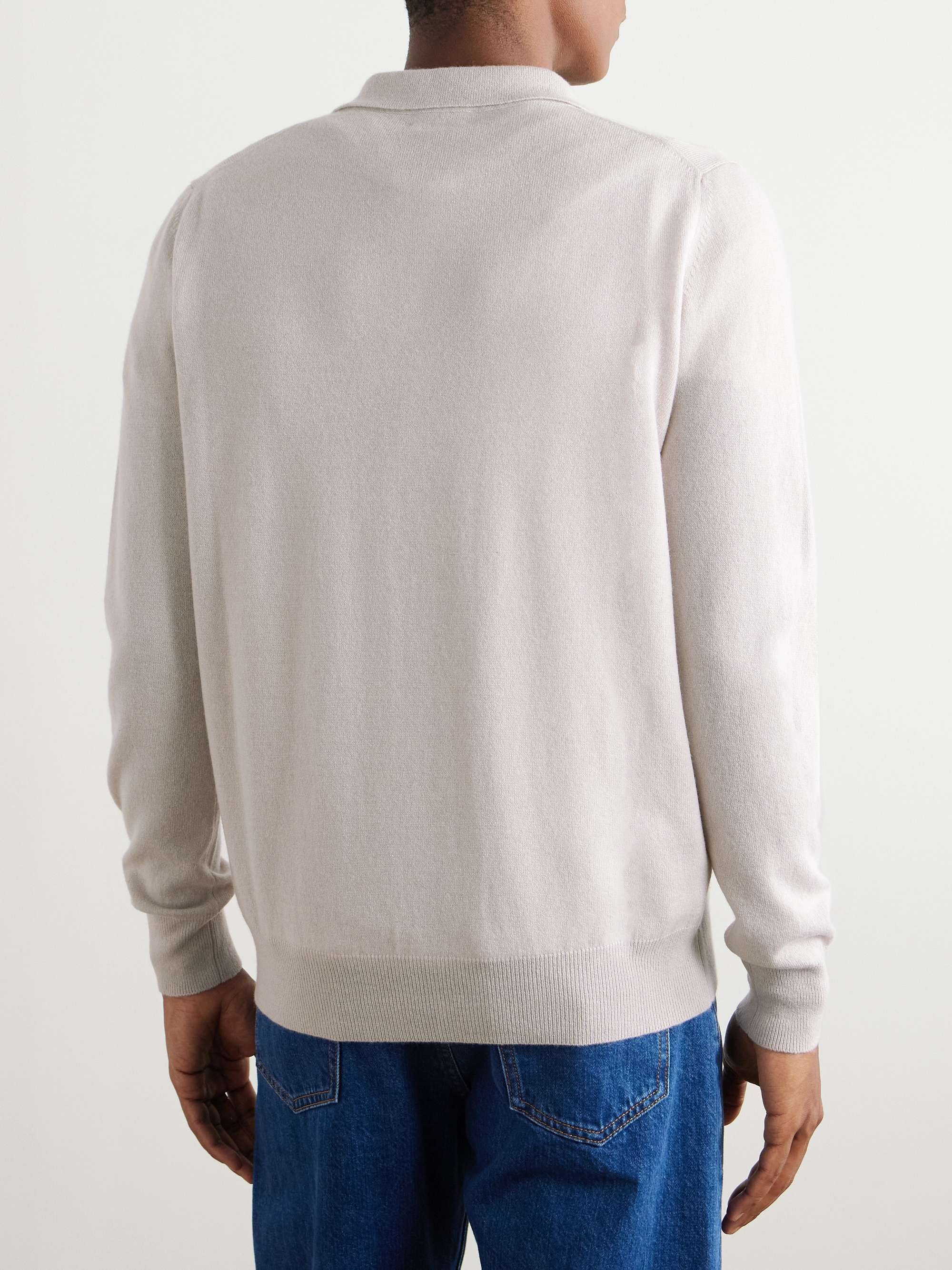 GHIAIA CASHMERE Cashmere Polo Shirt