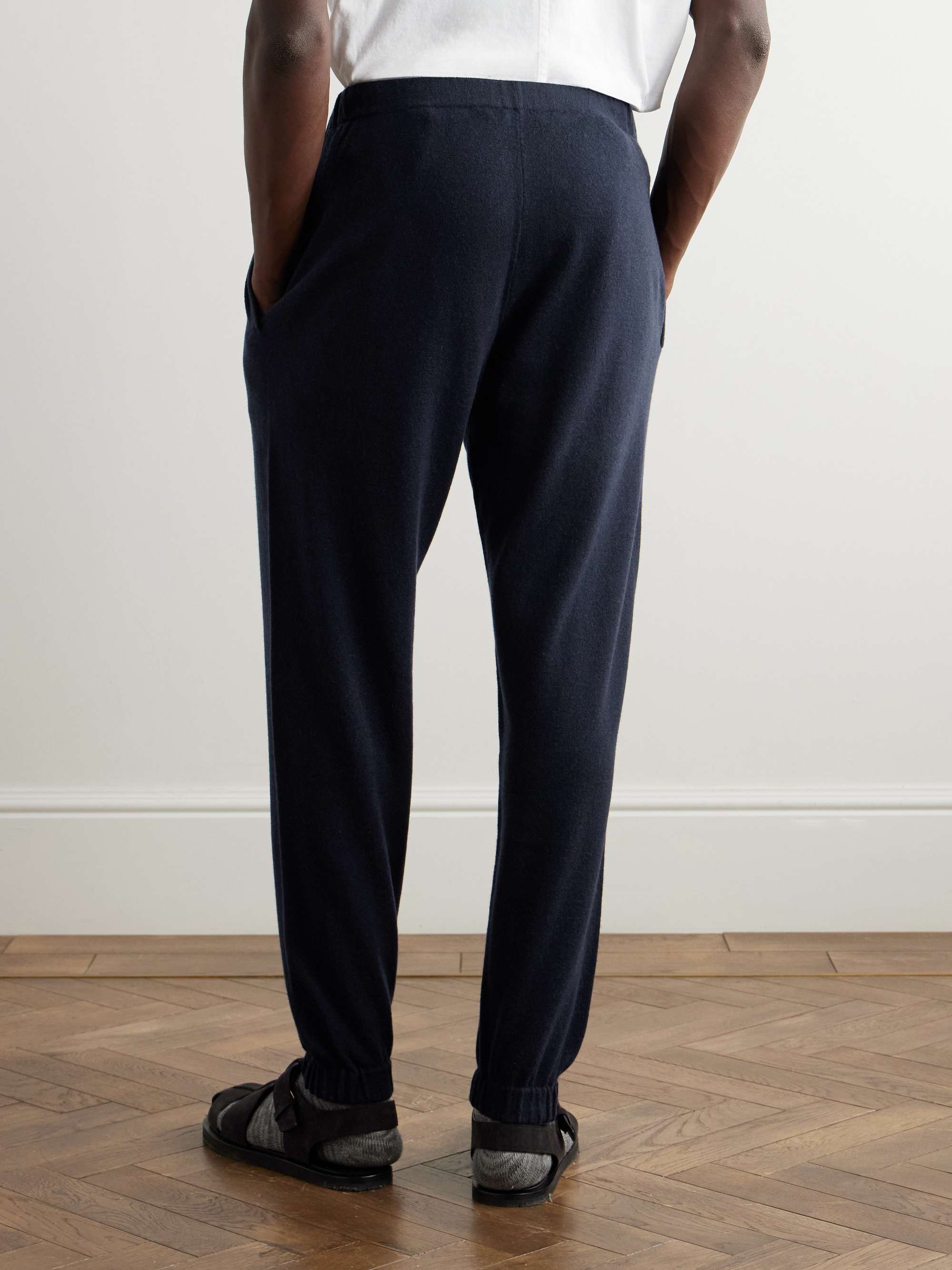 GHIAIA CASHMERE Tapered Cashmere Sweatpants