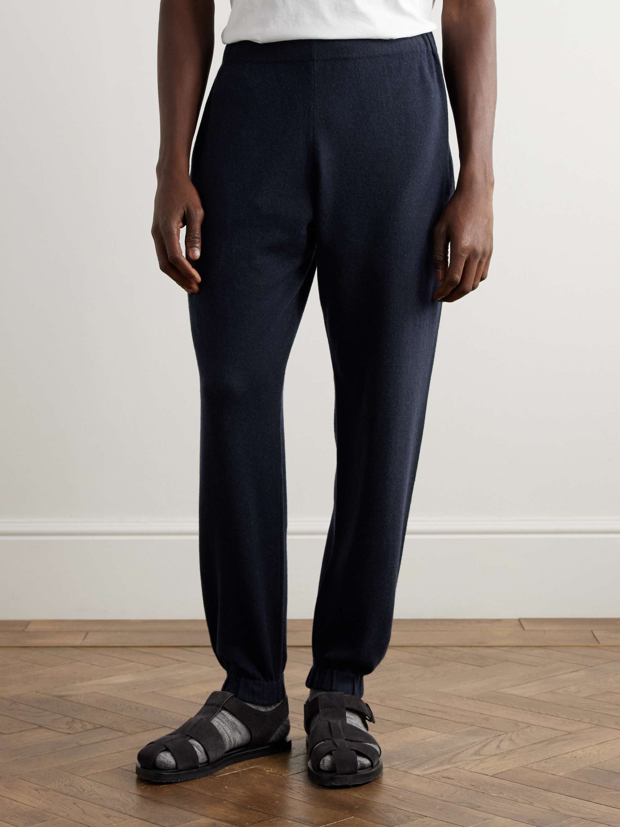 GHIAIA CASHMERE Tapered Cashmere Sweatpants