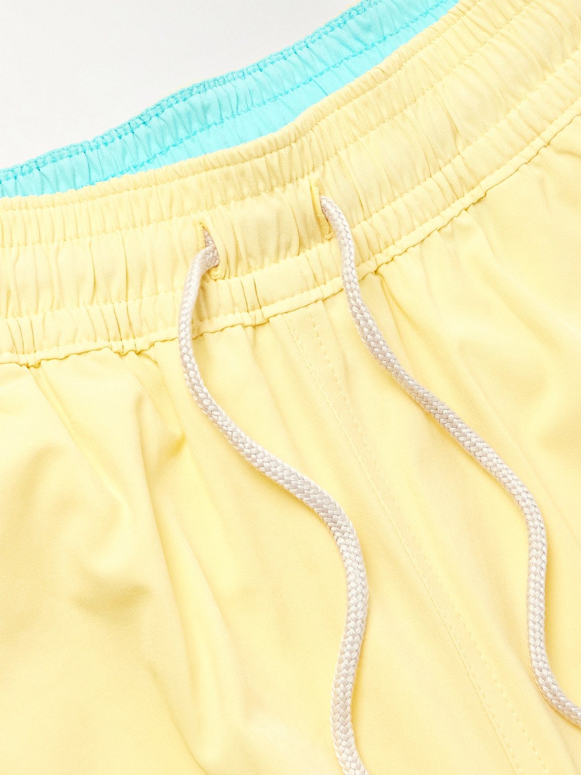 Polo Ralph Lauren Traveler Straight-leg Mid-length Swim Shorts In Yellow